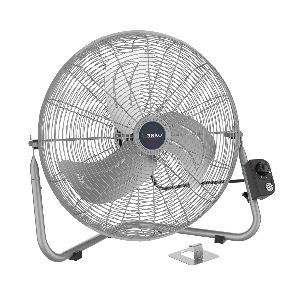 Lasko 20" High Velocity Floor Fan: Wall Mount, 3-Speed, Pivoting