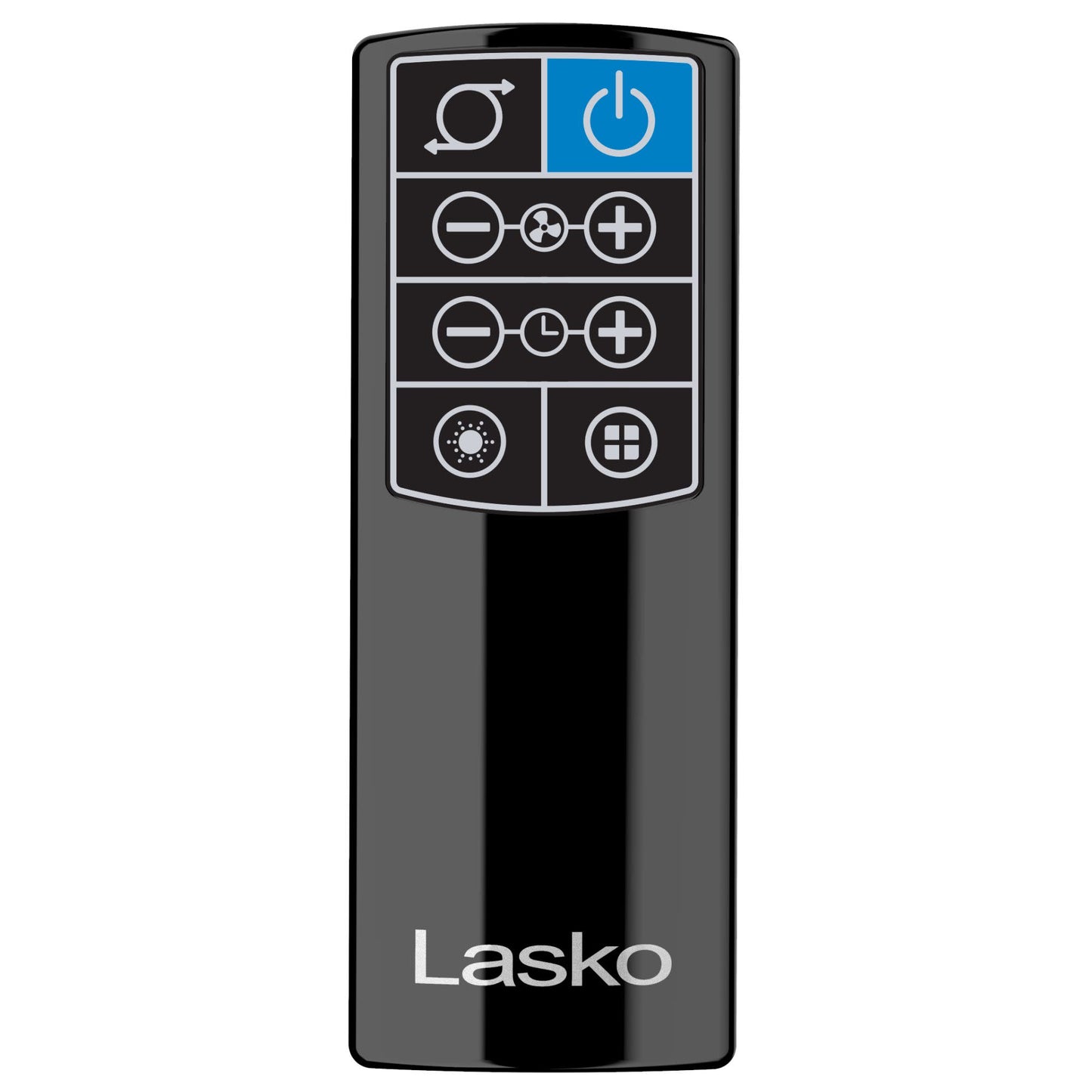 Lasko High Velocity WhisperForce™ DC 35" Tower Fan (12-speed, remote, timer, 90° oscillation, air filtration, black)