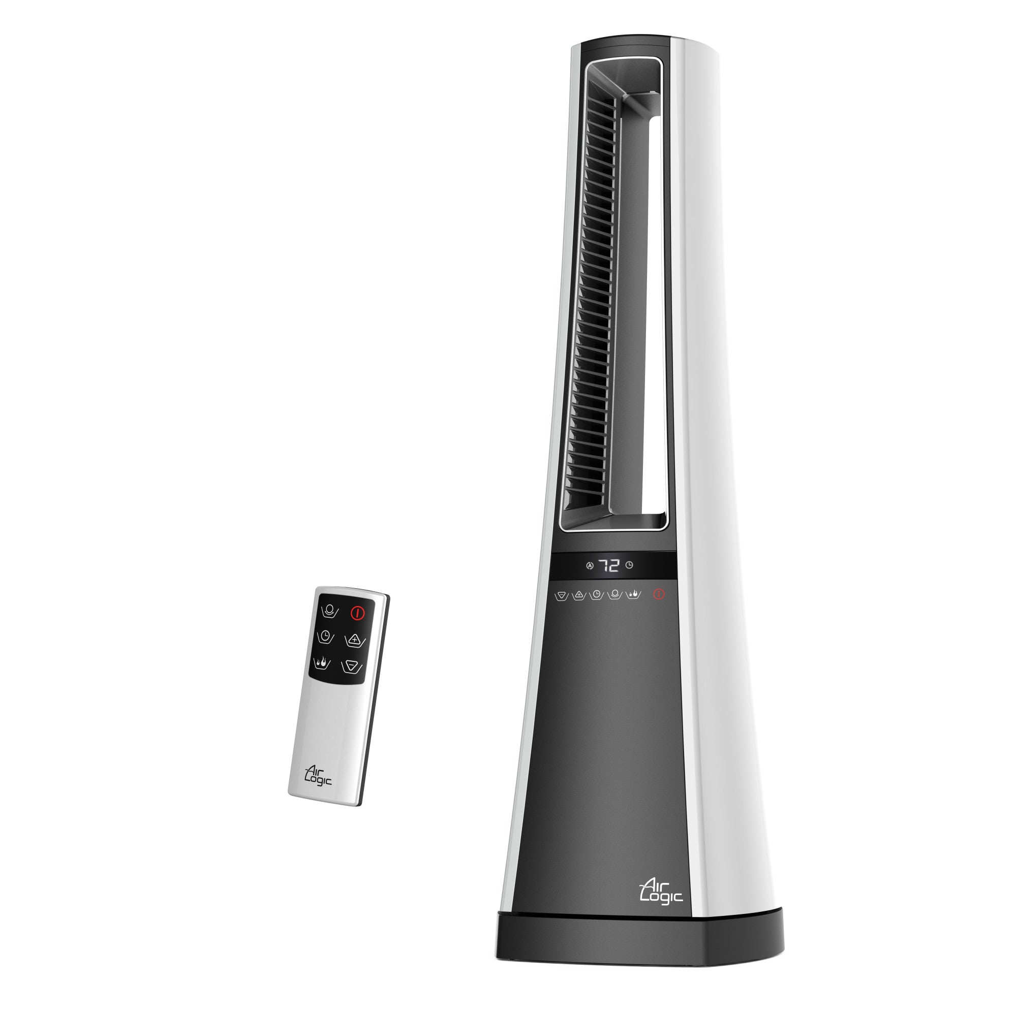 Lasko 1500W Oscillating Bladeless Tower Space Heater with Remote