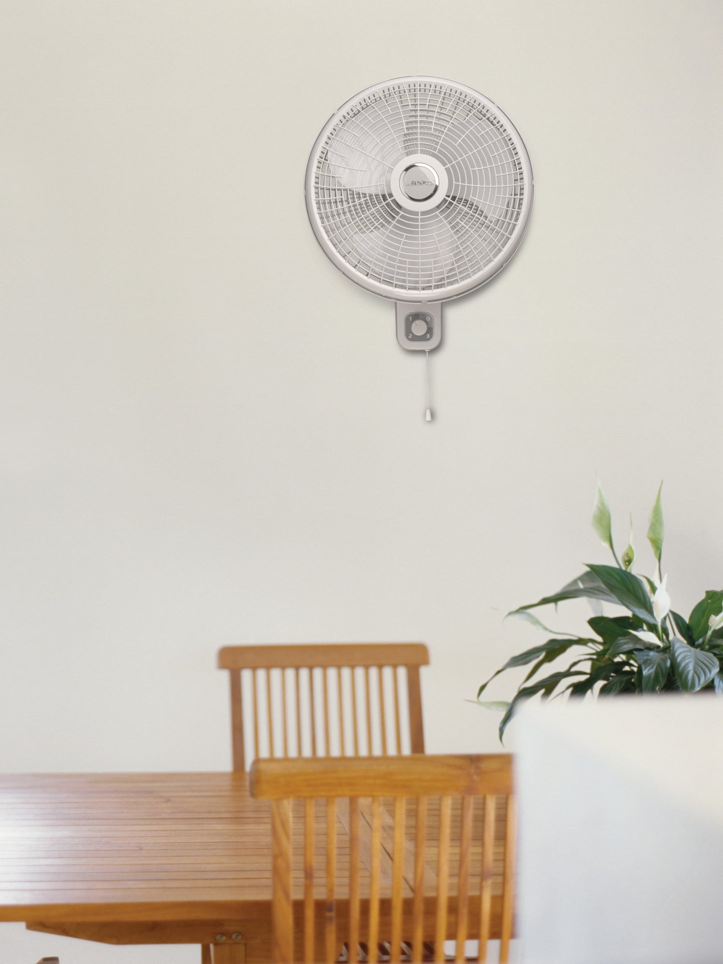 Lasko M16900 16" 3-Speed Oscillating Wall Mount Fan
