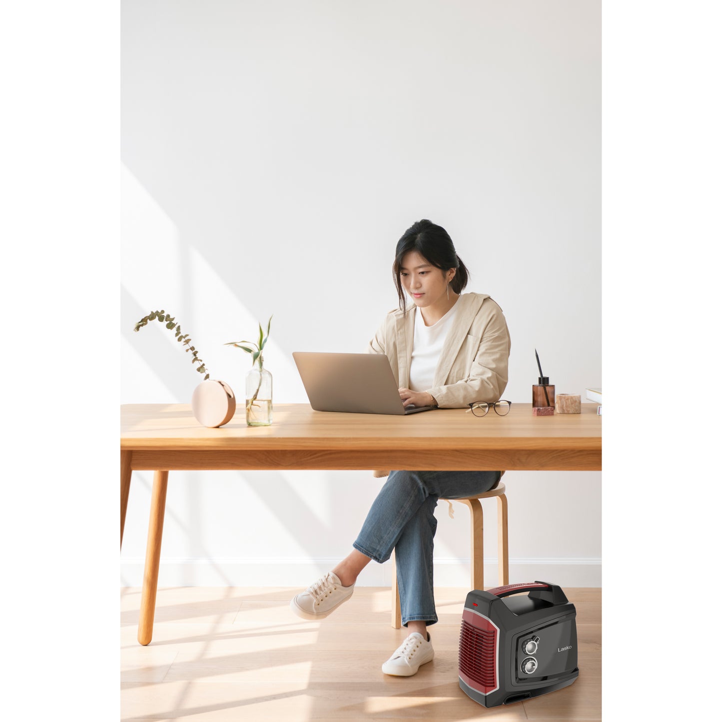 Lasko Ceramic Utility Heater, CU12518, Black