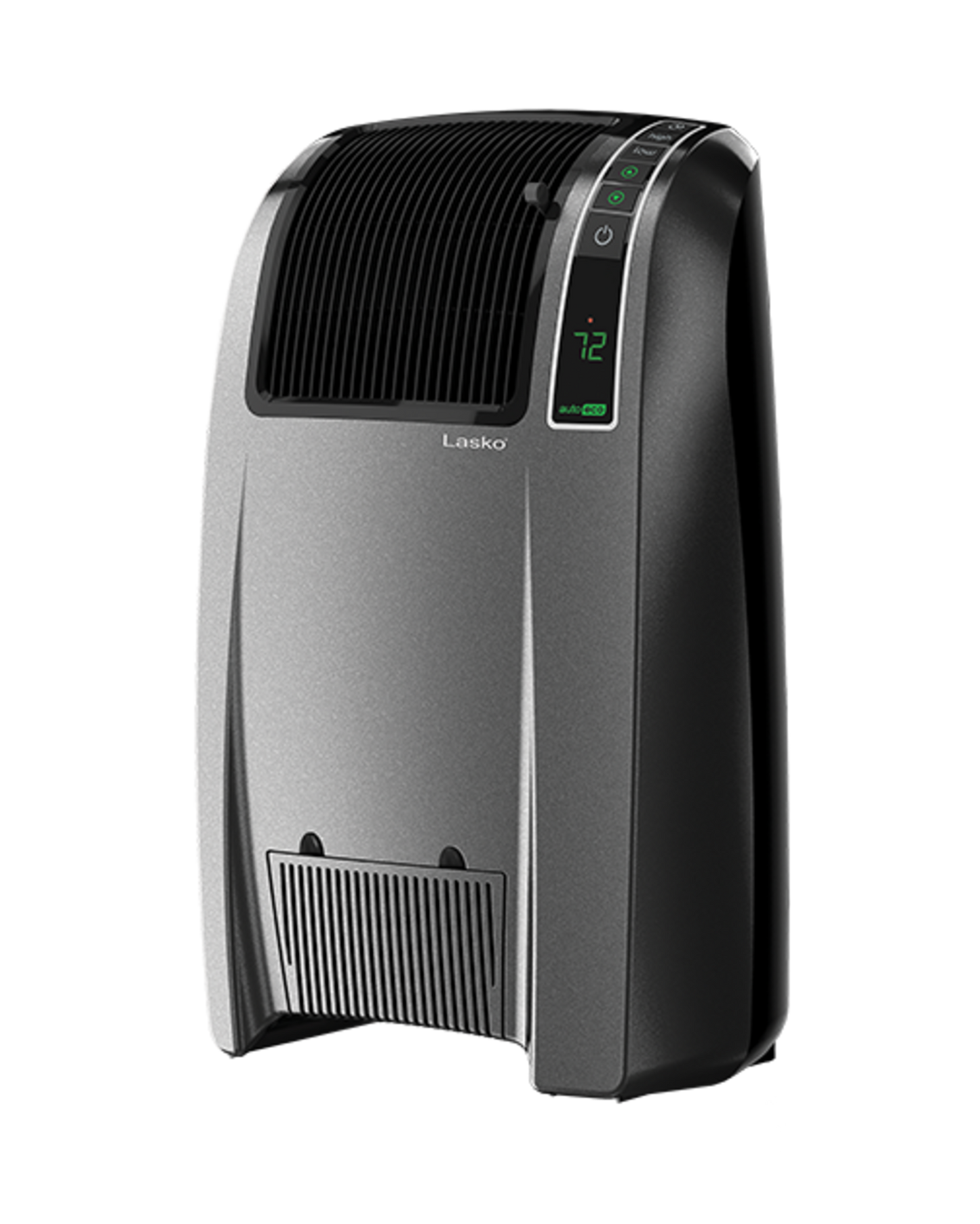 Lasko 1500W Cyclonic Ceramic Space Heater with Remote, CC24846, Gray