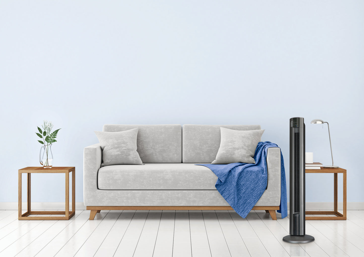 Lasko 48" Performance Tower Fan with Fresh Air Ionizer, T48311, Black