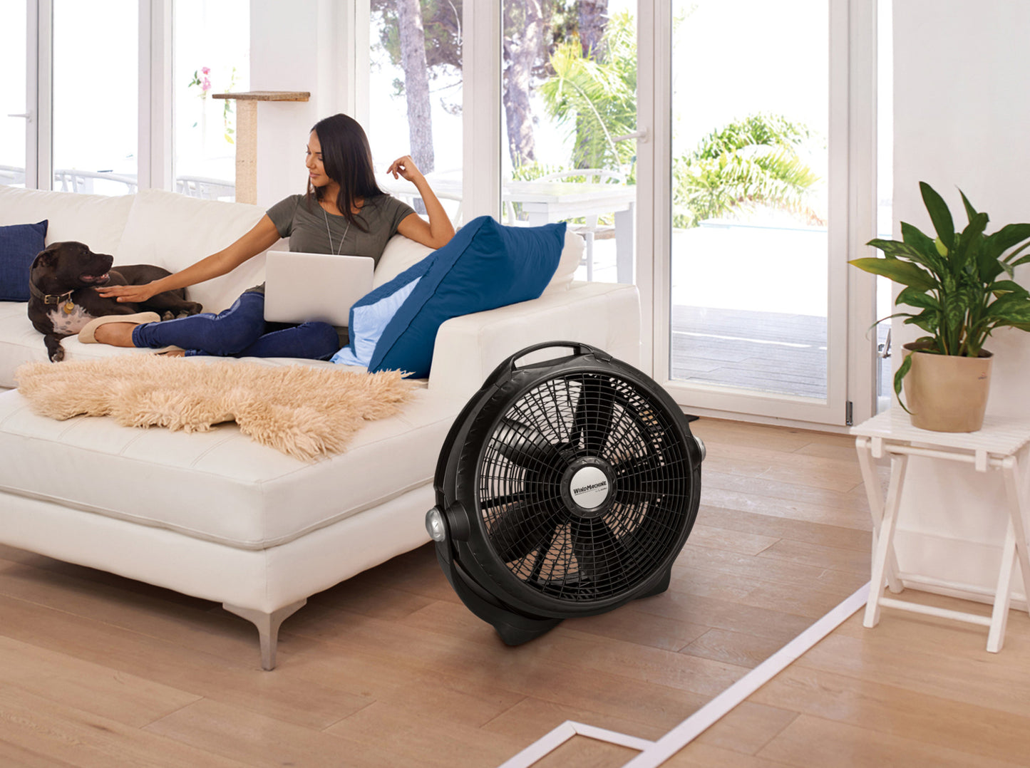 Lasko A20302 20" Wind Machine Air Circulator Floor Fan with 3 Speeds