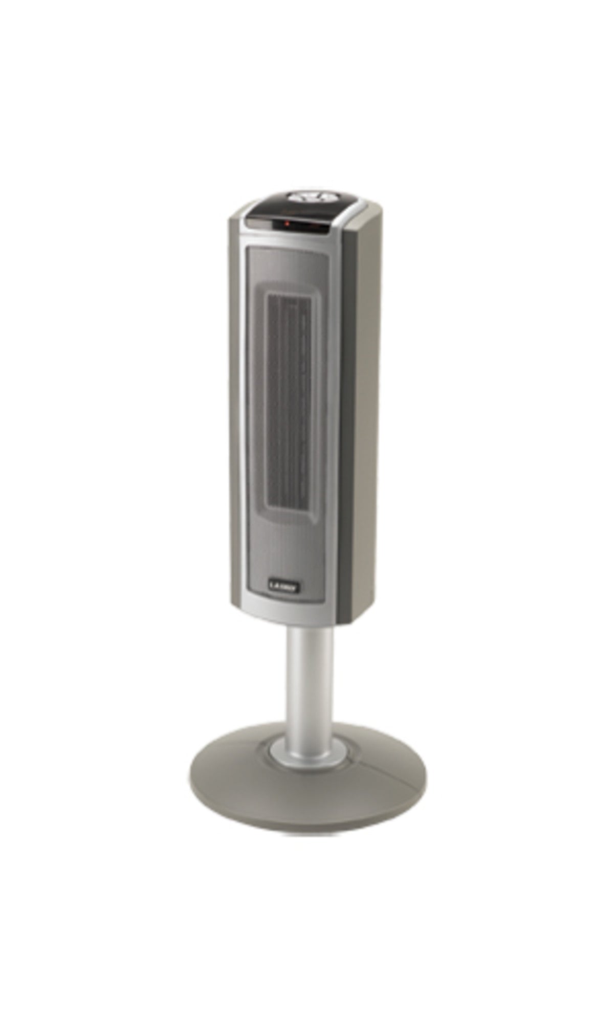Lasko Ceramic Pedestal Heater with Remote Control, 5395, Gray