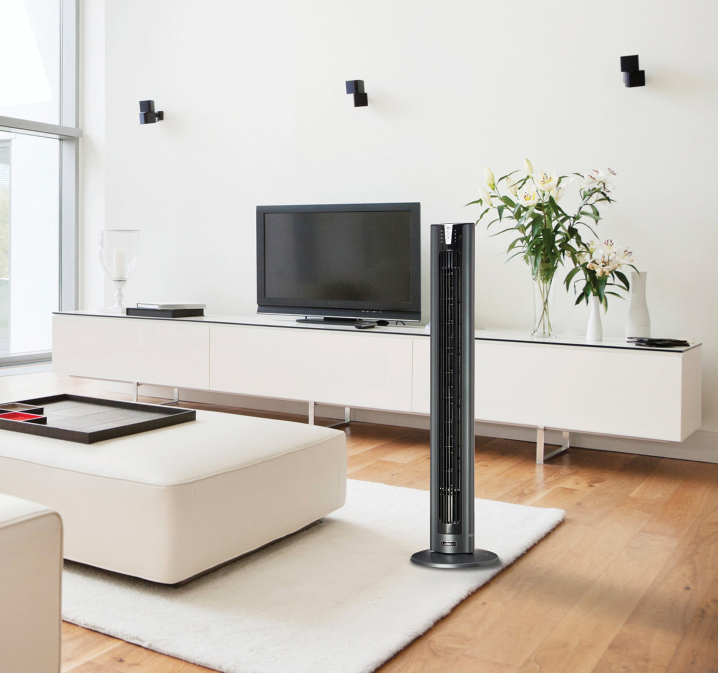 Lasko 48" Xtra Air Tower Fan with Ionizer and Remote Control, T48303