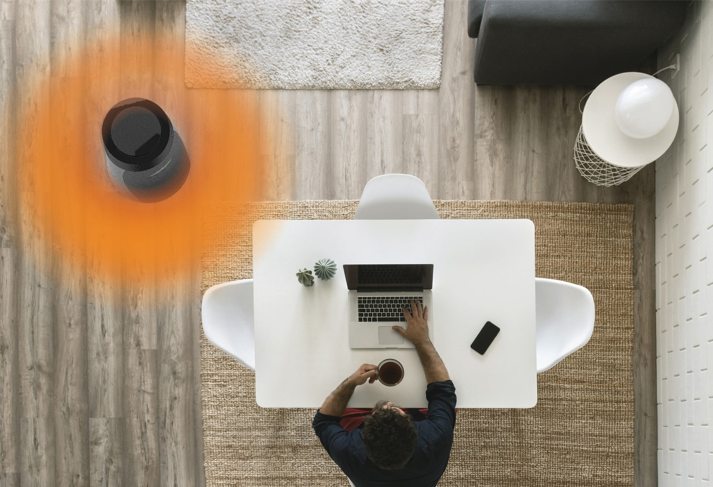 Lasko CT22980 360˚ Ceramic Space Heater with Remote Control, Black