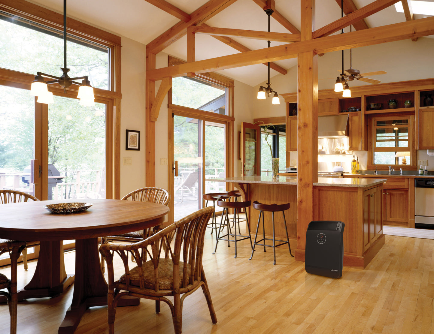 Lasko Ceramic Safe Power+ Whole Room Space Heater, CC18310, Black