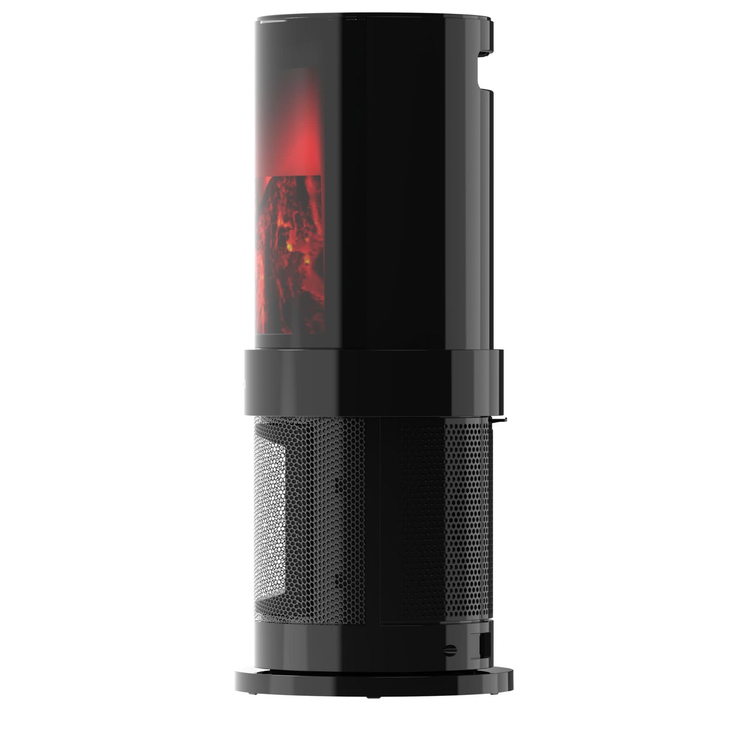 Lasko CA20175 20" 1500W Oscillating Fireplace Ceramic Tower Space Heater with Tip-Switch: Black