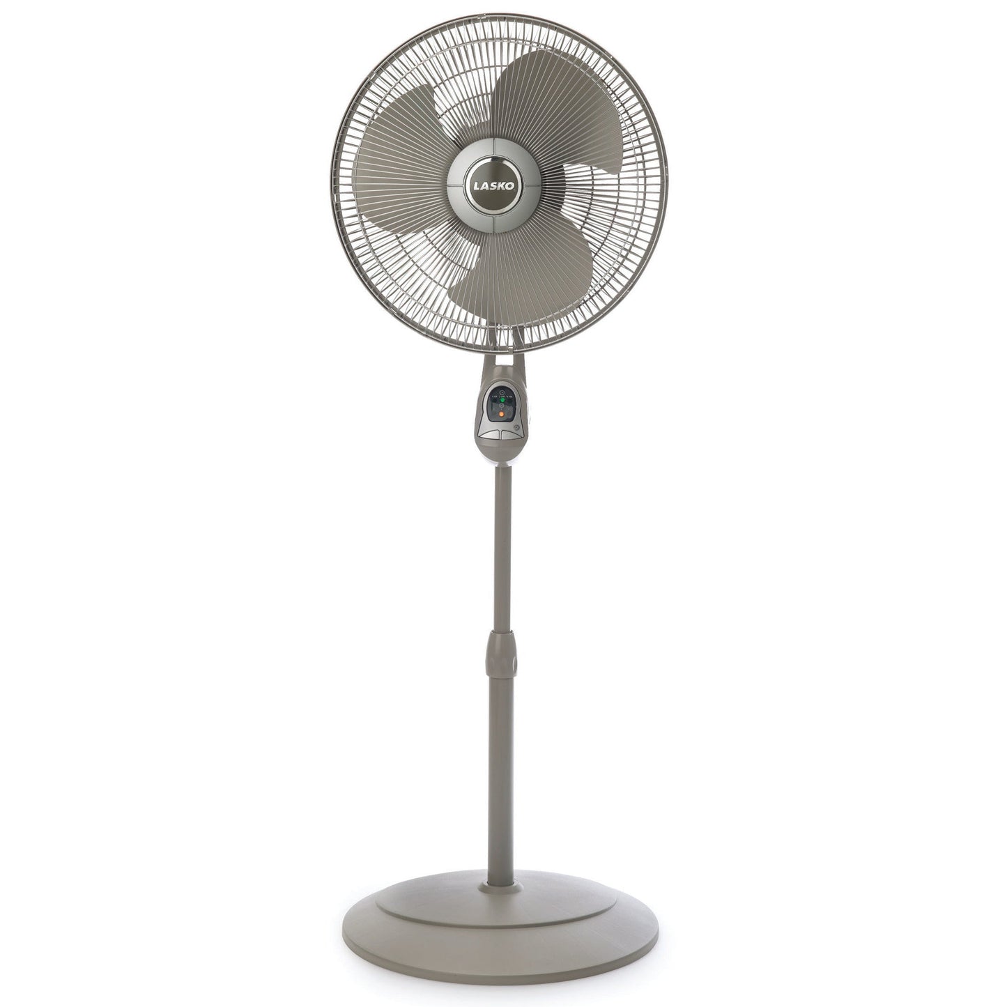 Lasko 16" Adjustable Pedestal Fan with Remote Control, 2740, Tan