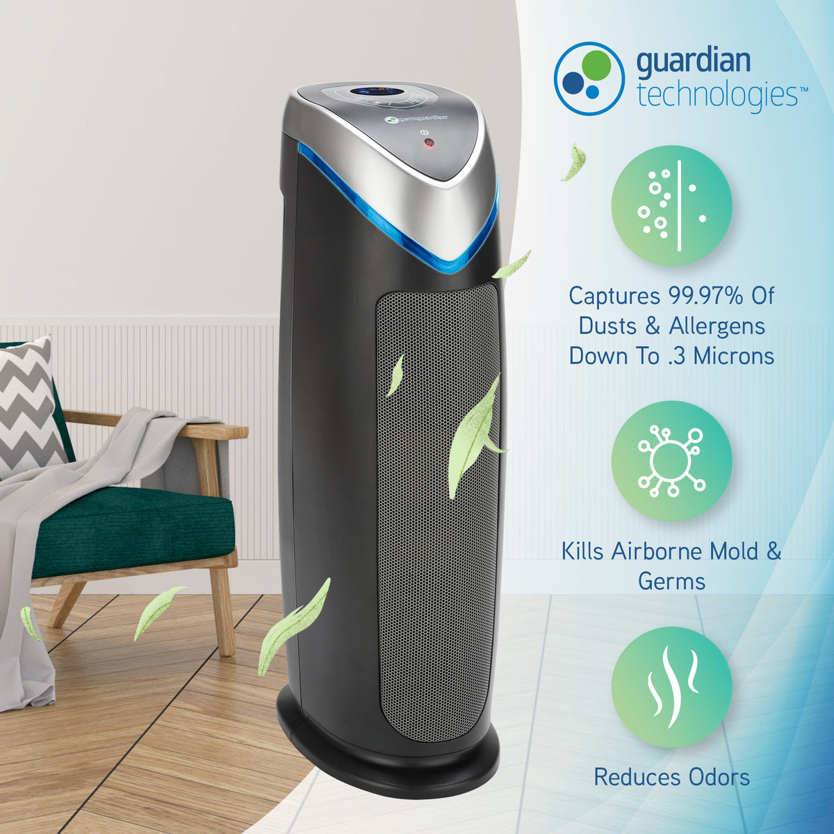 Germguardian air purifier deals ozone