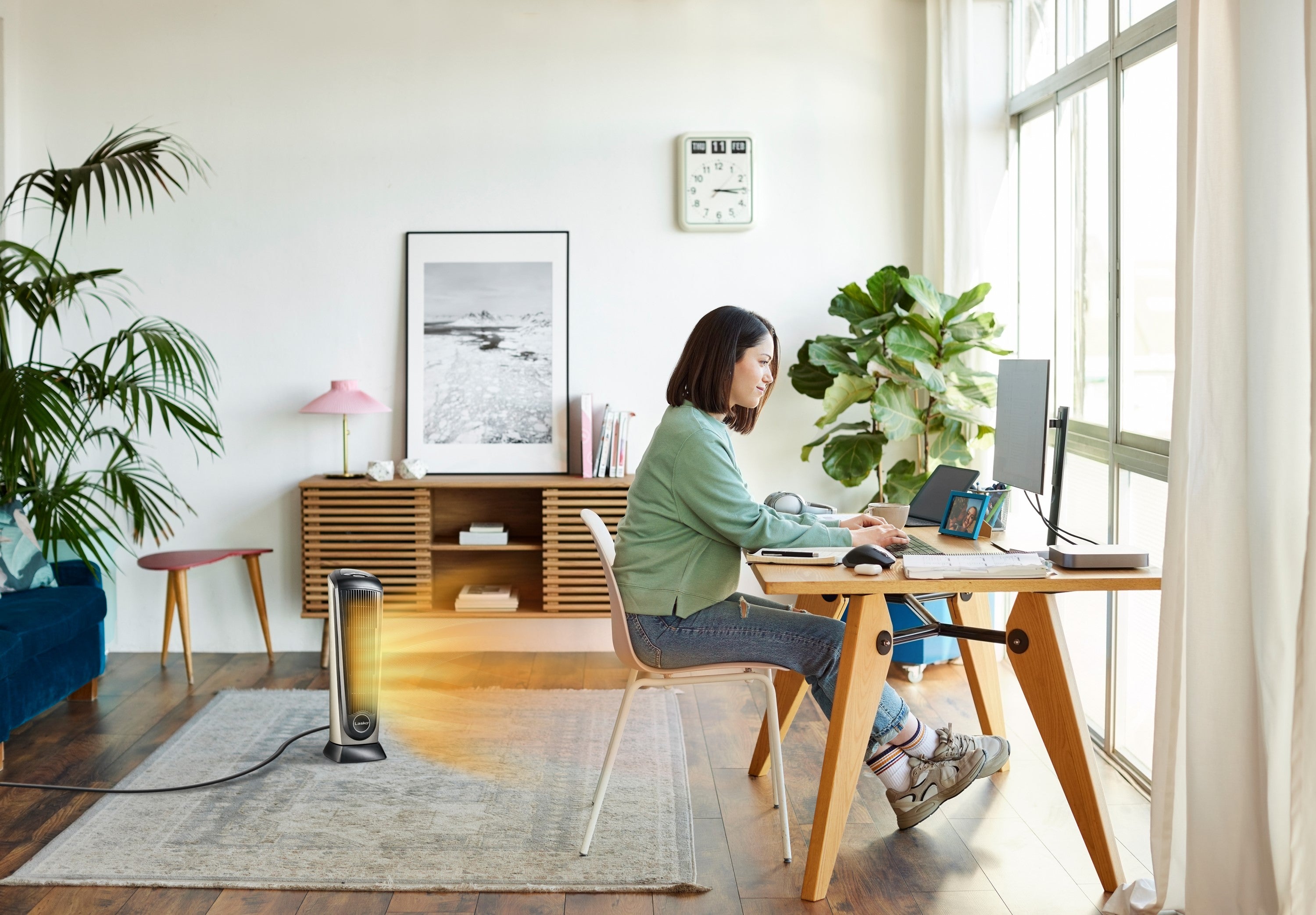 Electric Portable Heater Mini Wall Mount Home Office Desktop