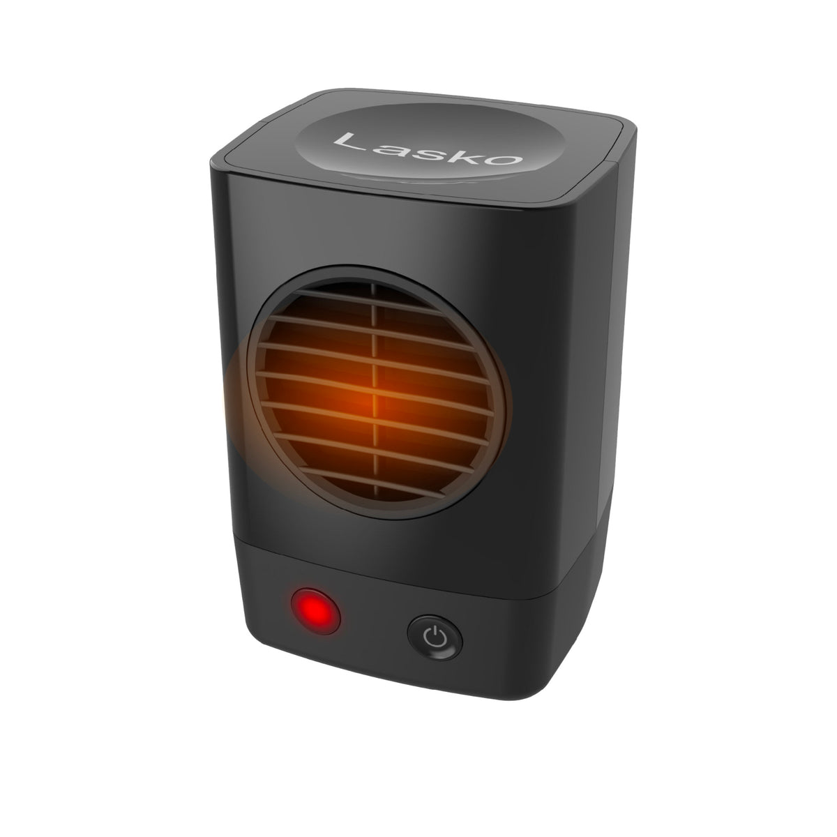 Lasko MyHeat Mini 6" Personal Ceramic Space Heater: 400W, 1 Heat Setting, Black
