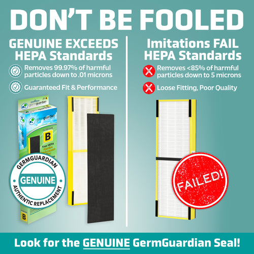 GermGuardian FLT4825 True HEPA GENUINE Replacement Filter B ...