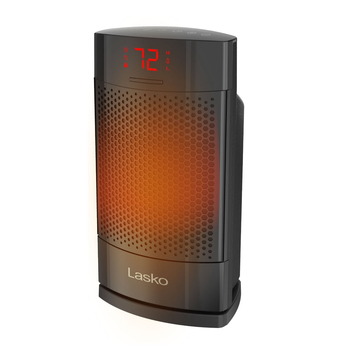 Lasko Ellipse 12" Ceramic Space Heater: Oscillating, 3 Heat Settings, Tip-Over Switch, Child Lock