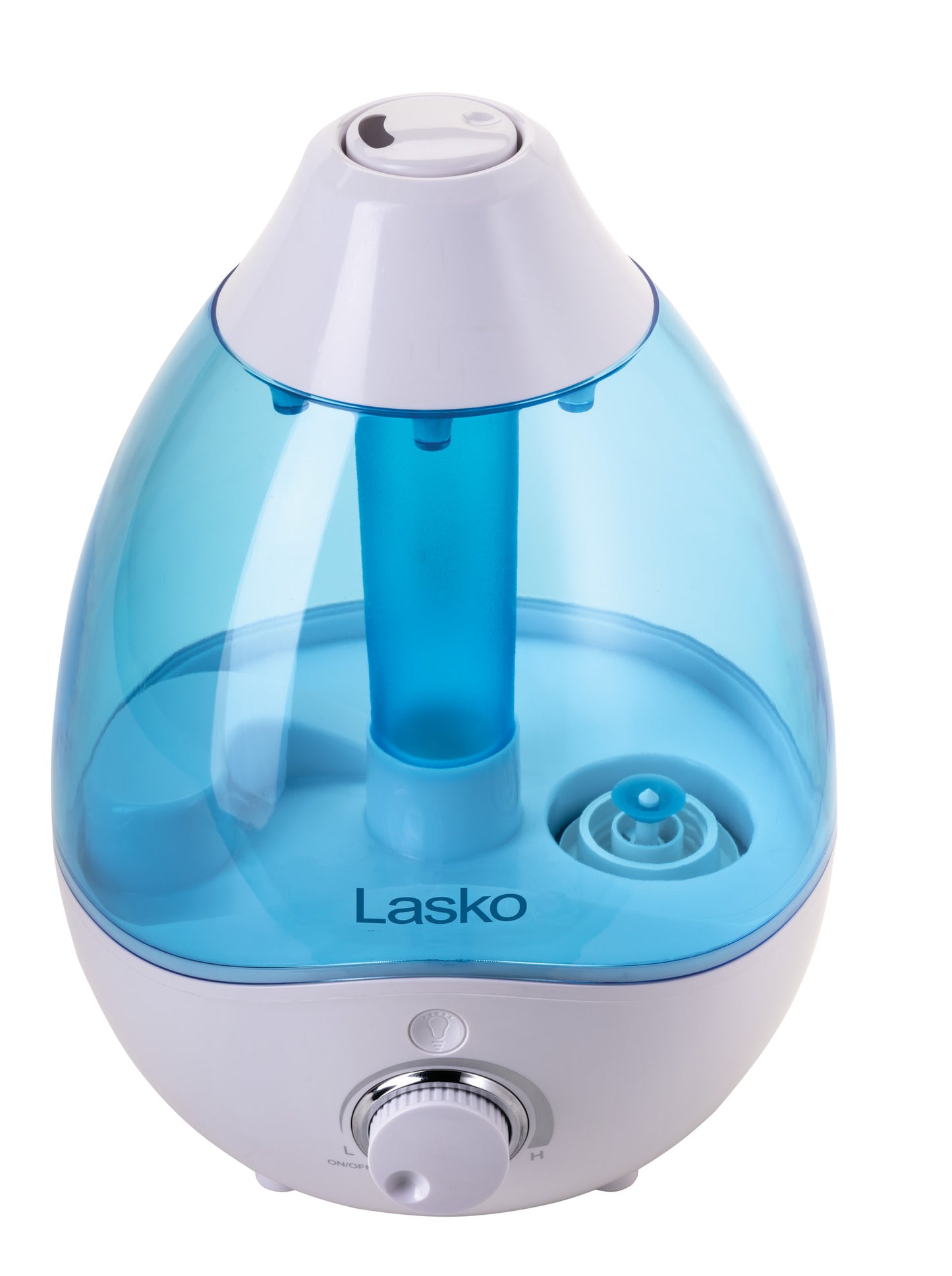 Lasko Ultrasonic Cool Mist Humidifier with Scent Tray and Nightlight, UH200, White and Blue