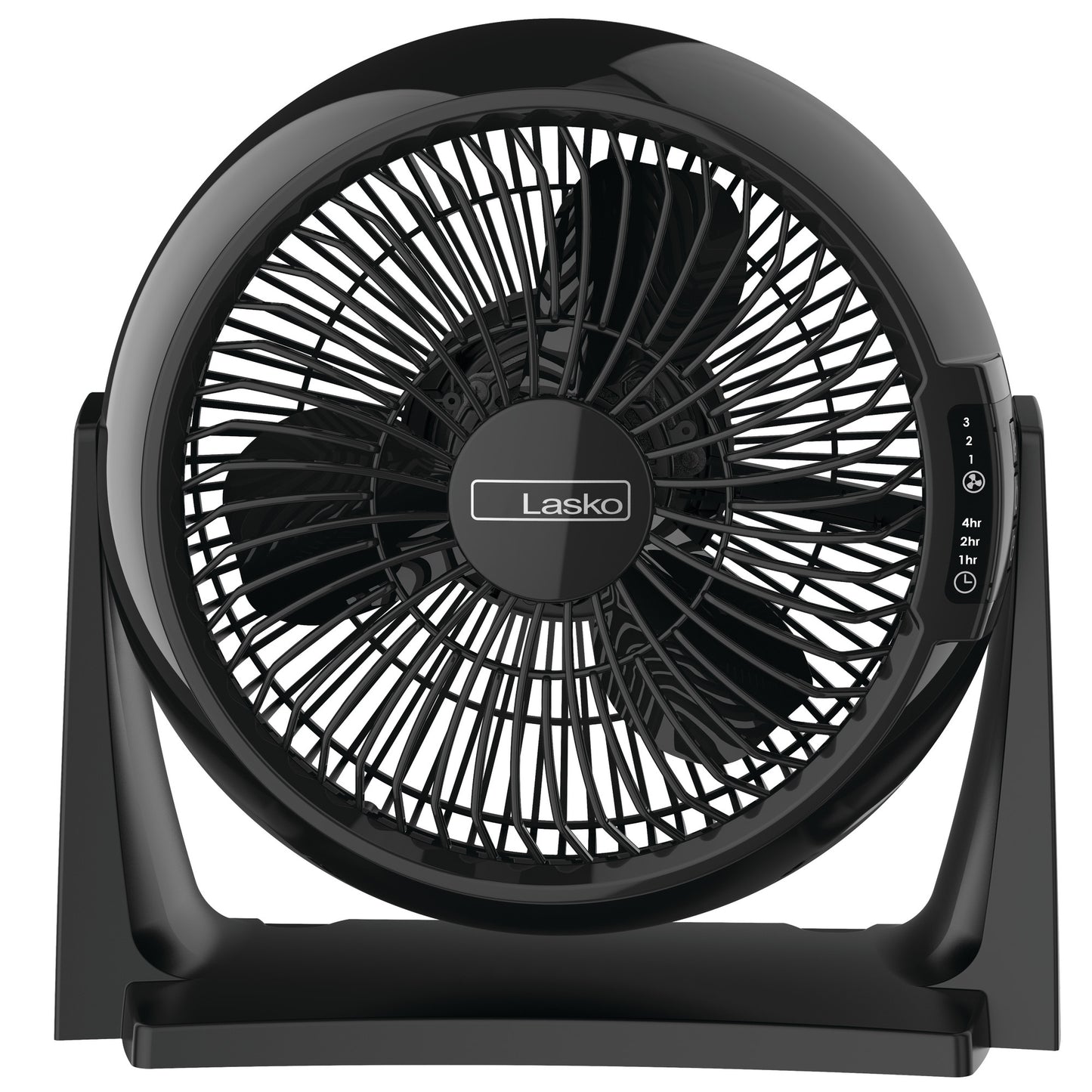 Lasko 10" Power Circulator Fan with Wall Mount Option and Remote, A10802, Black