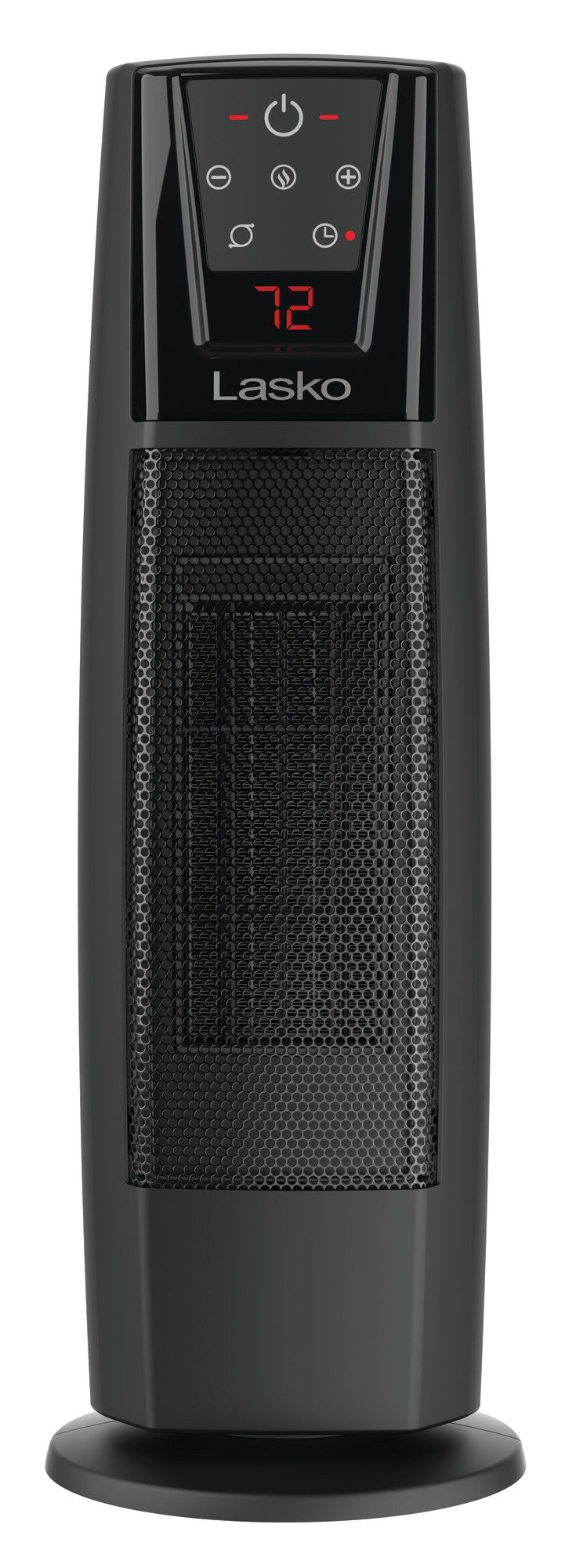 Lasko 1500W Digital Ceramic Tower Space Heater with Remote Control, CT20111, Black