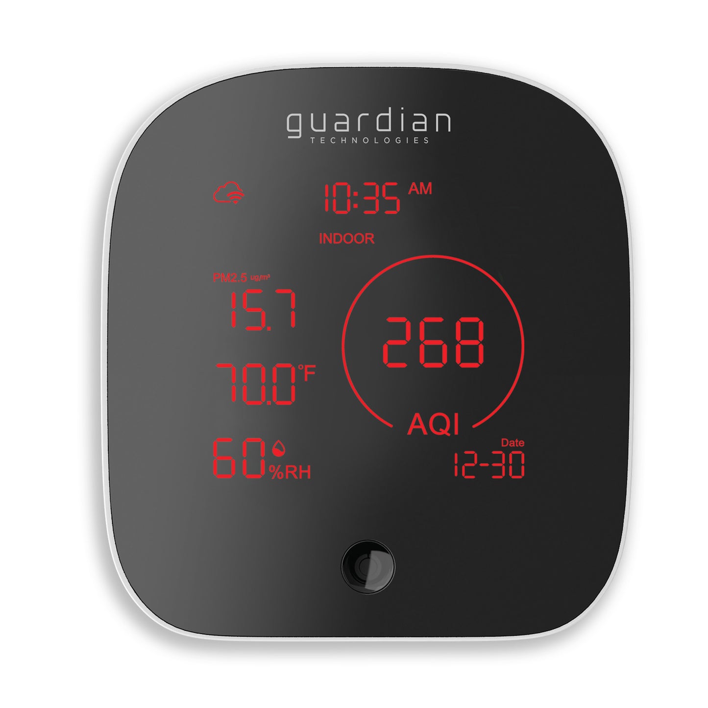 GermGuardian AQM101 Smart Air Quality Monitor, White