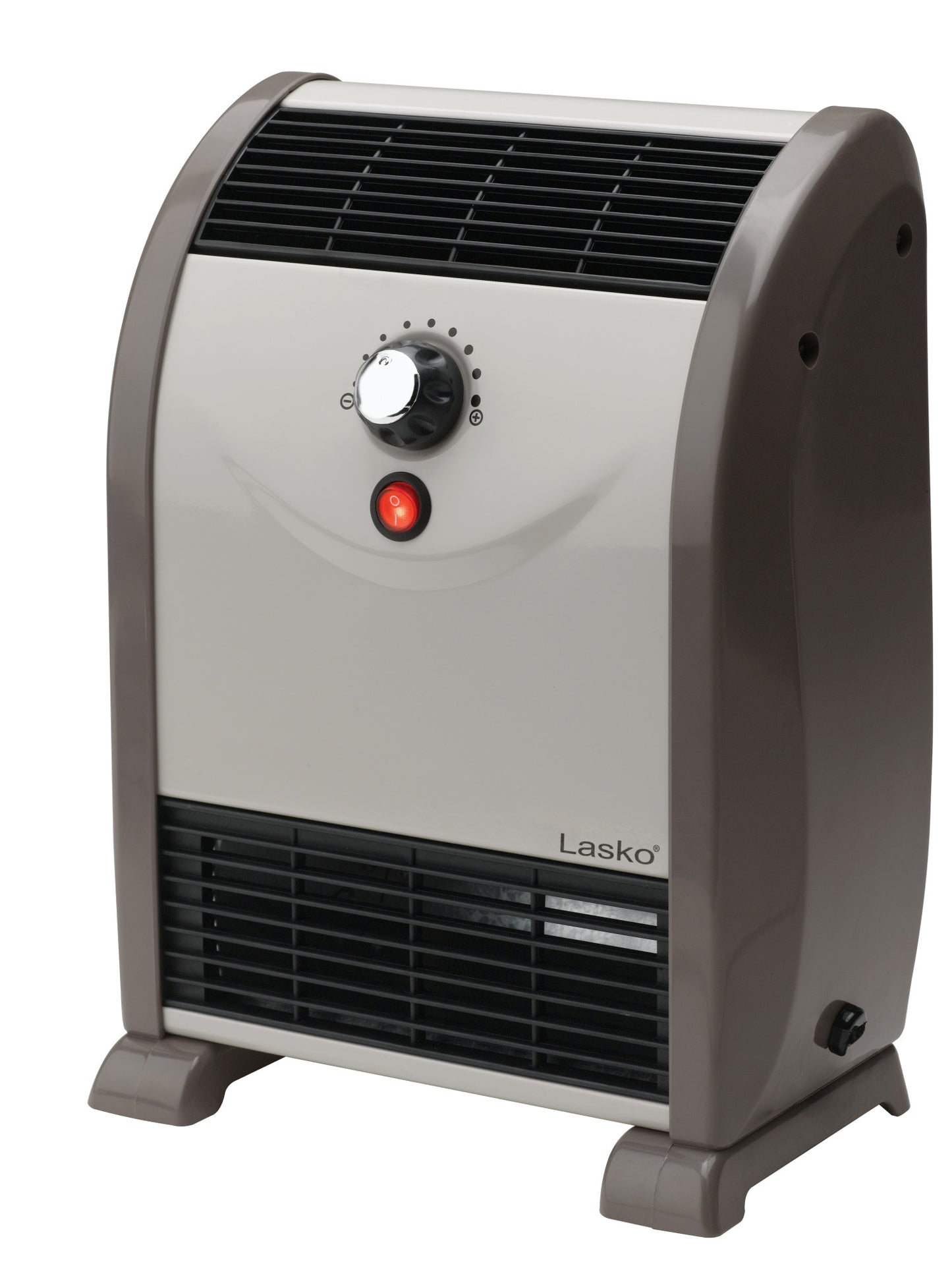 Lasko Automatic Air-Flow Heater with Temperature-Regulation System, 5812, Silver/Gray