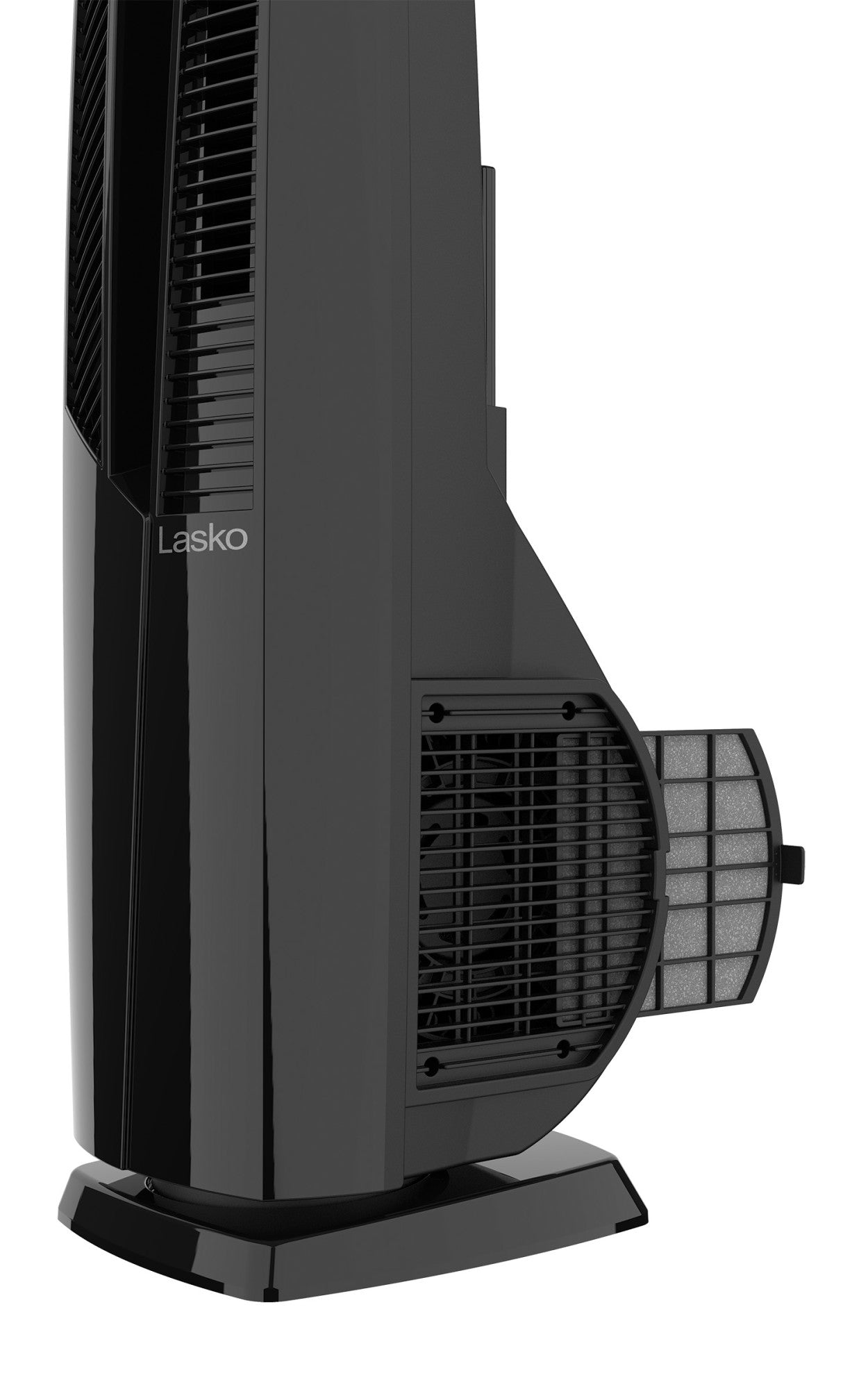 Lasko 1500W Electric Oscillating All Season Tower Fan and Space Heater with Remote, FHV801, Black
