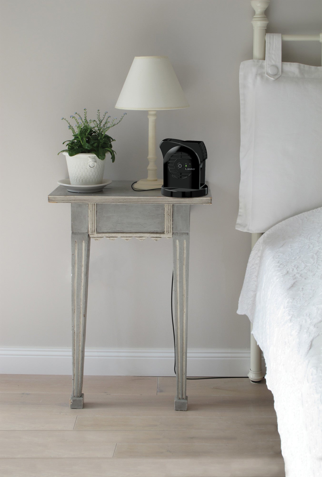 Lasko MyCool Mini USB 2- Speed Desk Fan with USB Cable and AC Adapter, D301, Black