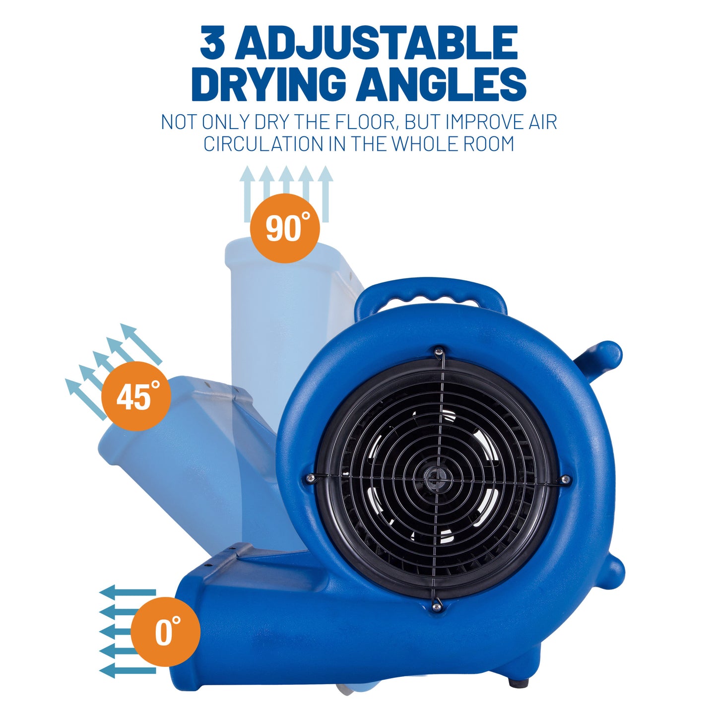 BlueDri Max Storm 1/3 HP 2900 CFM Air Mover Blower Fan