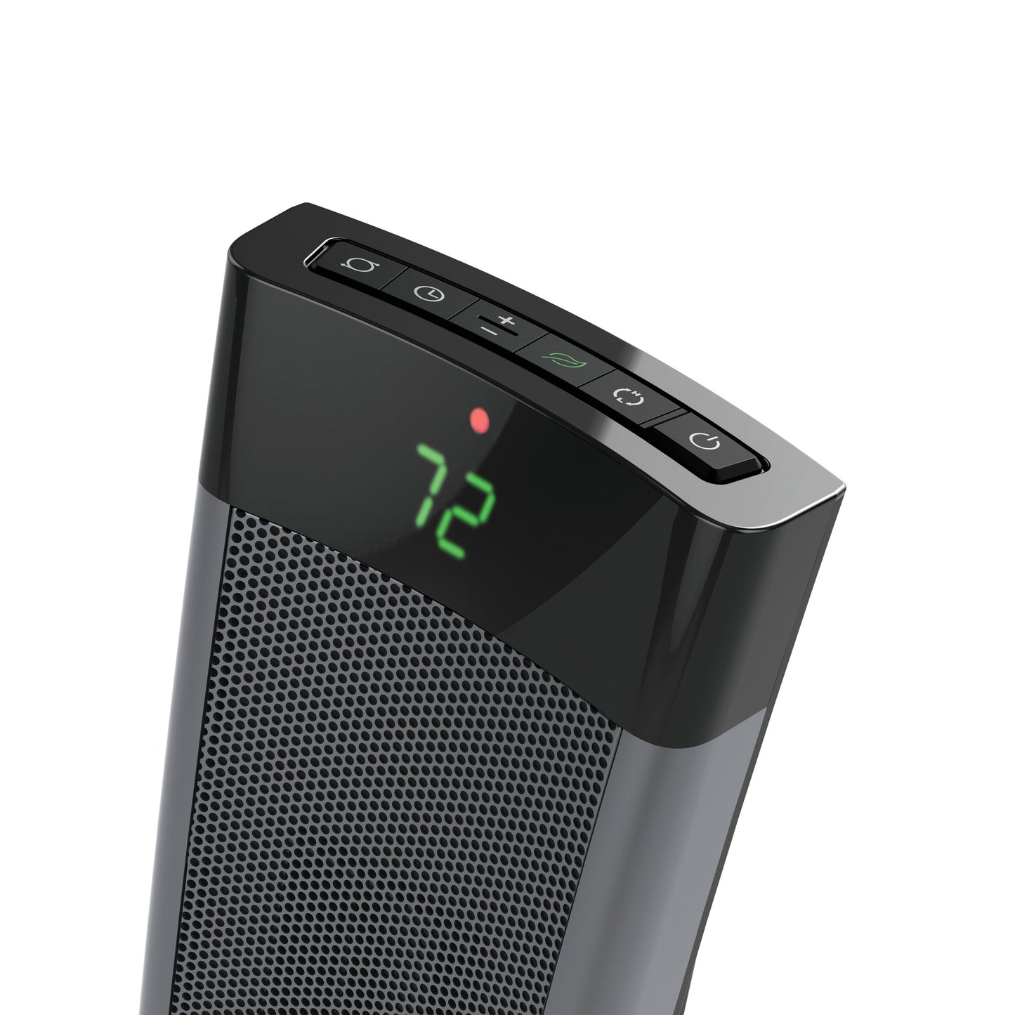 Lasko 1500W Ceramic Tower Space Heater with Timer and Remote Control, CT30711, Silver