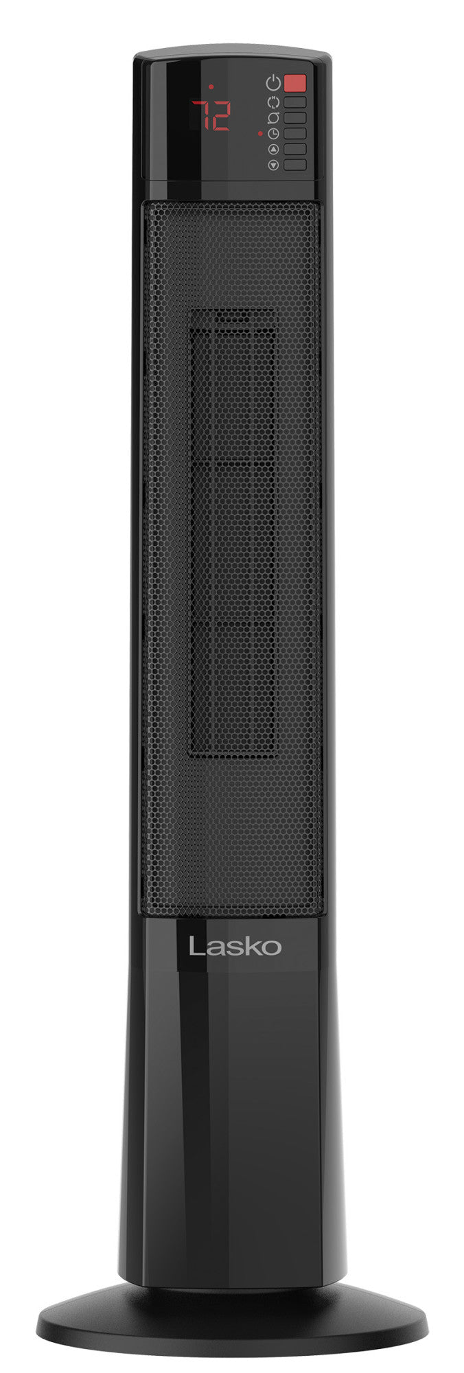 Lasko 1500W Ceramic Tower Space Heater with Remote, CT30796, Black