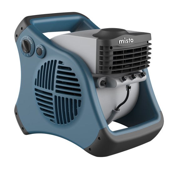 Lasko 15" Pivoting Misto Outdoor Misting Fan with GFCI Cord and 3 Speeds, 7054, Blue