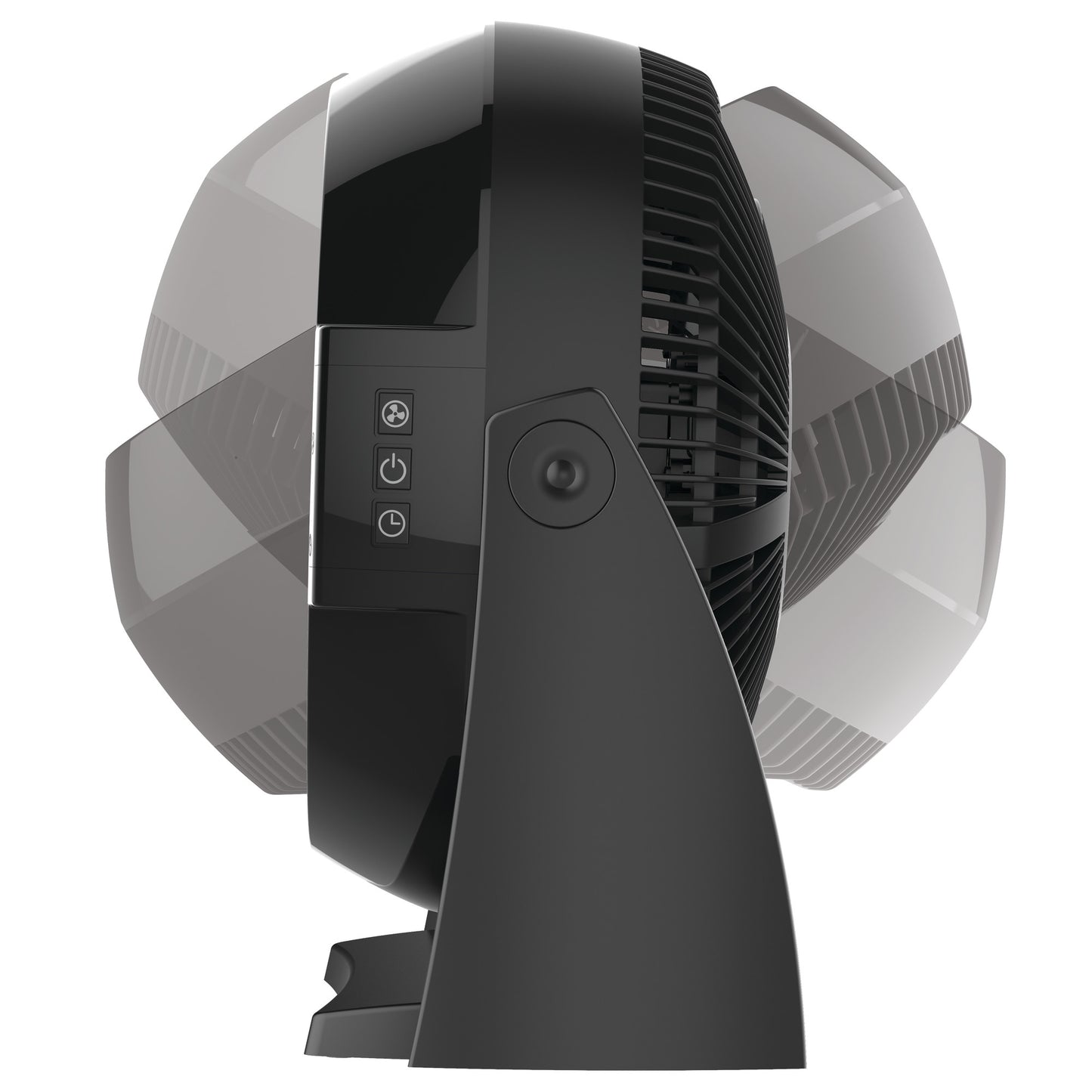 Lasko 10" Power Circulator Fan with Wall Mount Option and Remote, A10802, Black