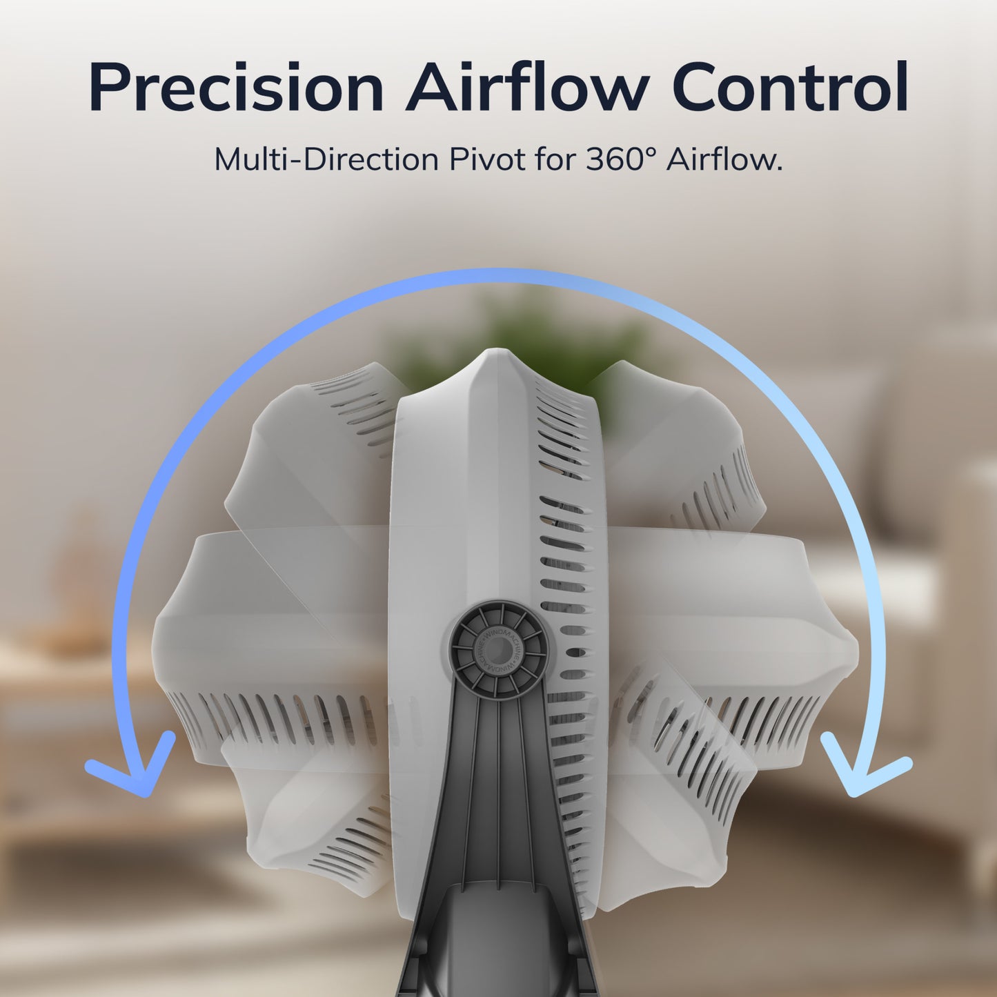 Lasko Wind Machine® A20304 20" Pivoting 3-Speed Air Circulator Fan: Gray