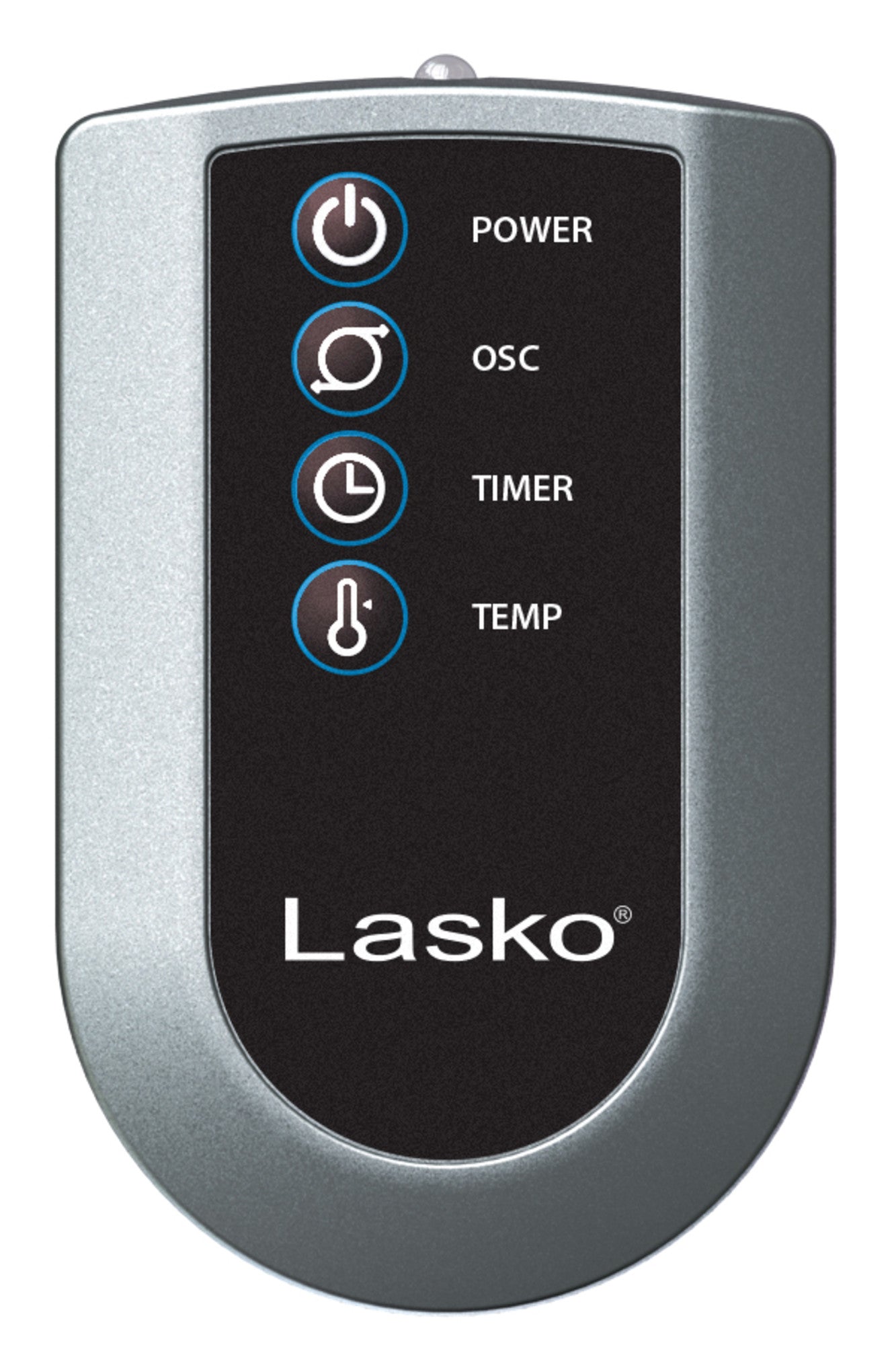 Lasko 18" Pedestal Fan with Remote Control and Thermostat, S18965, Gray
