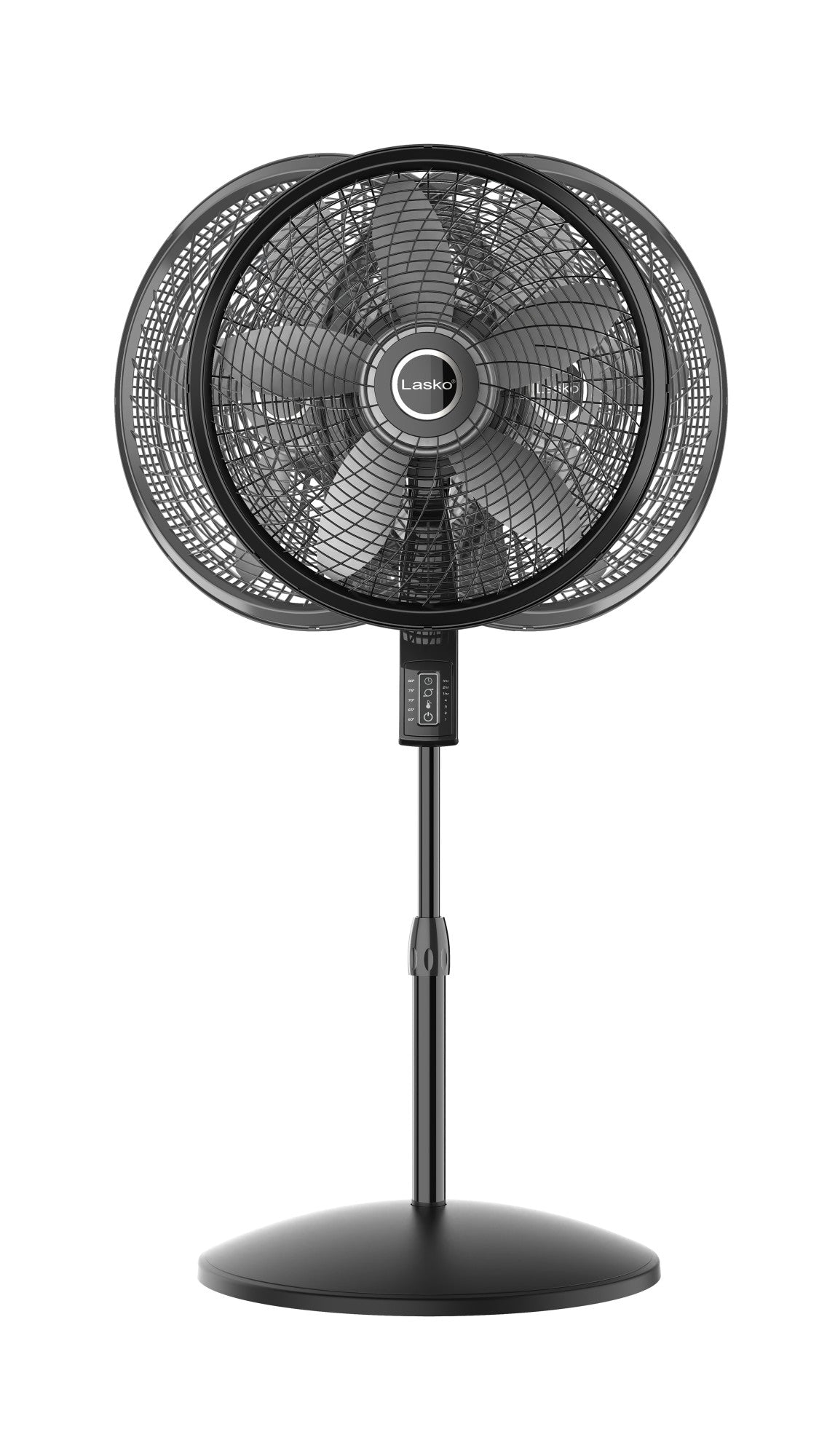 Lasko 18" Elite Collection 4-Speed Pedestal Fan with Remote, S18612, Black