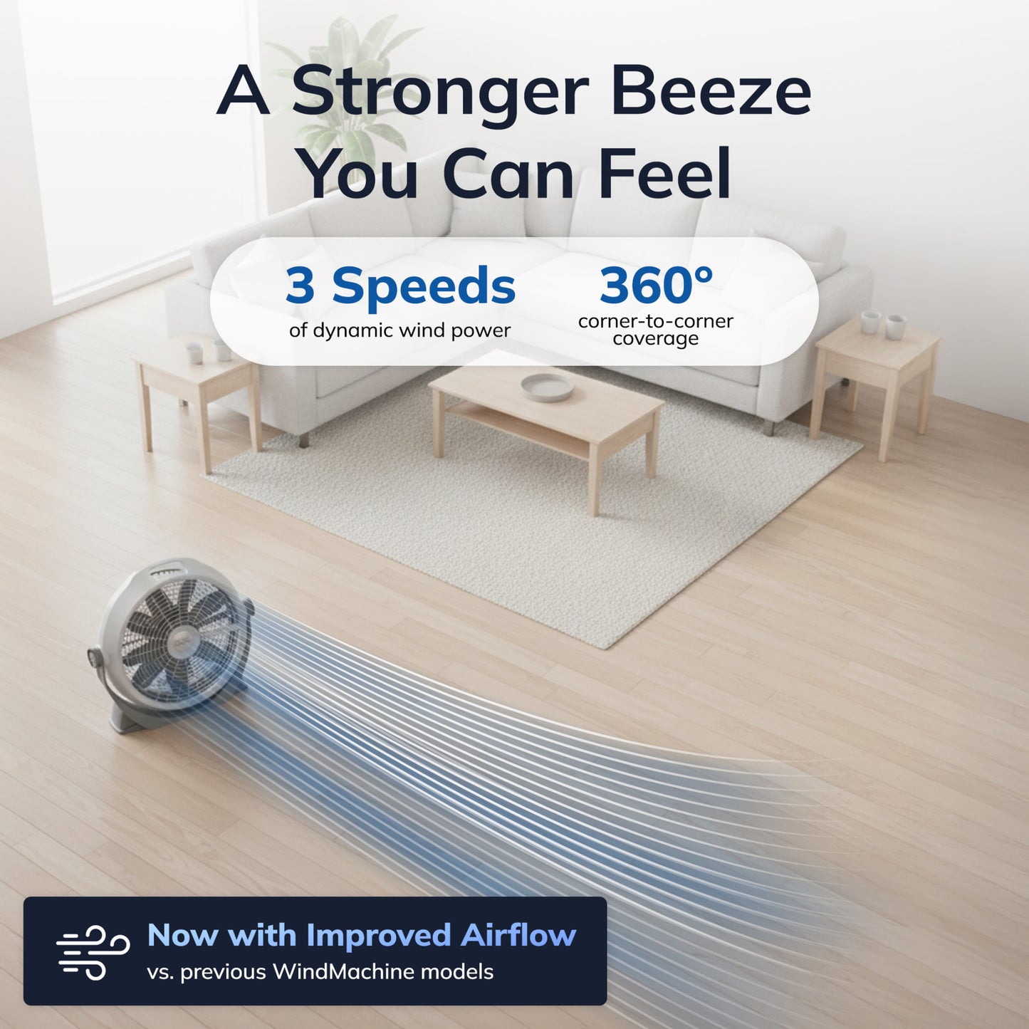 Lasko Wind Machine® A20304 20" Pivoting 3-Speed Air Circulator Fan: Gray