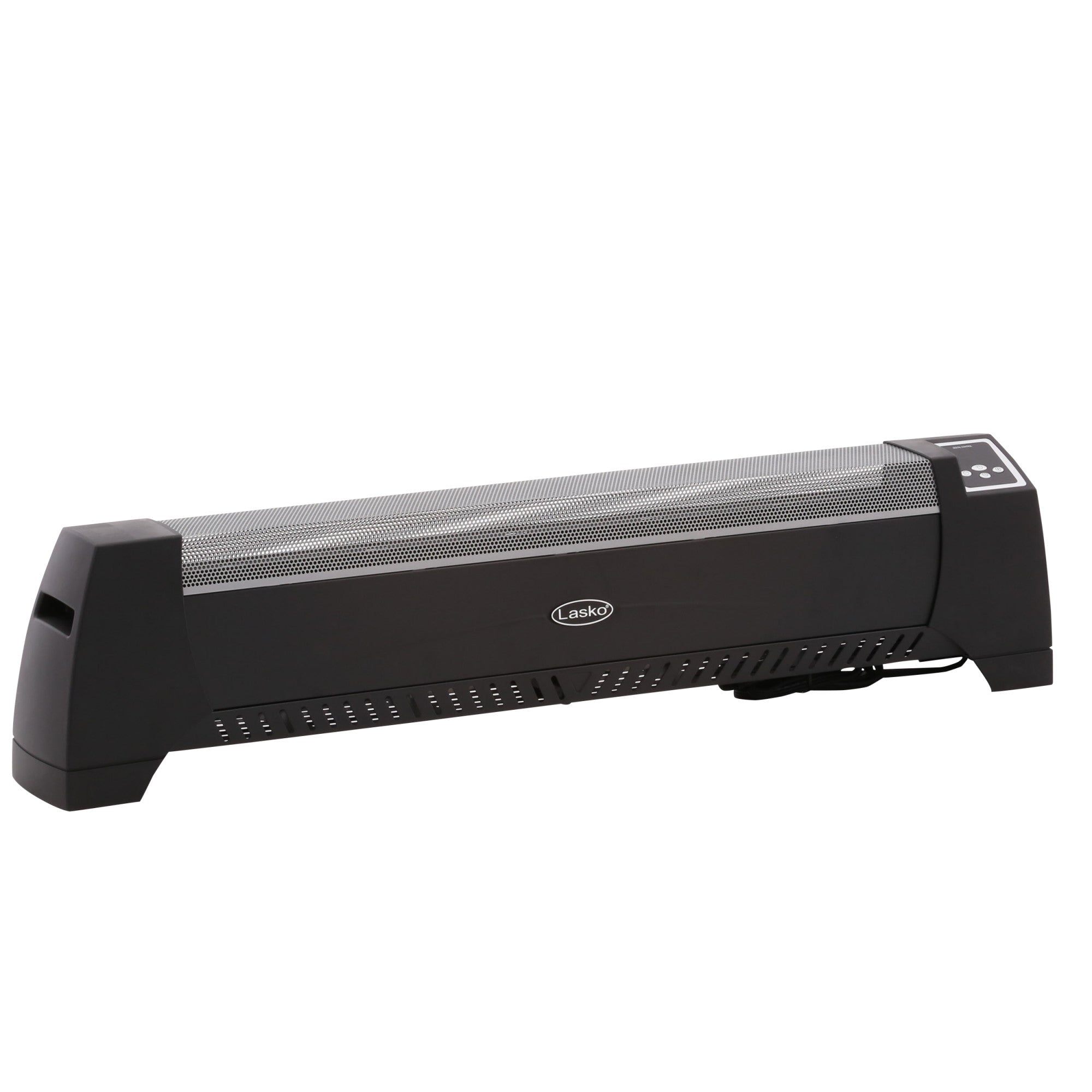 電子ファン Low Profile Heater-Black Lasko Low Profile Silent Room Space Heater, 5624, Black \u2013 Lasko