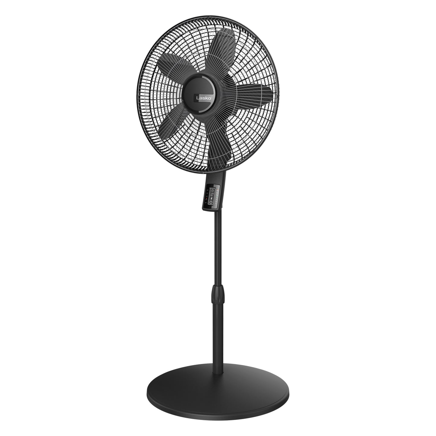 Lasko 18" Elite Collection 4-Speed Pedestal Fan with Remote, S18610, Black