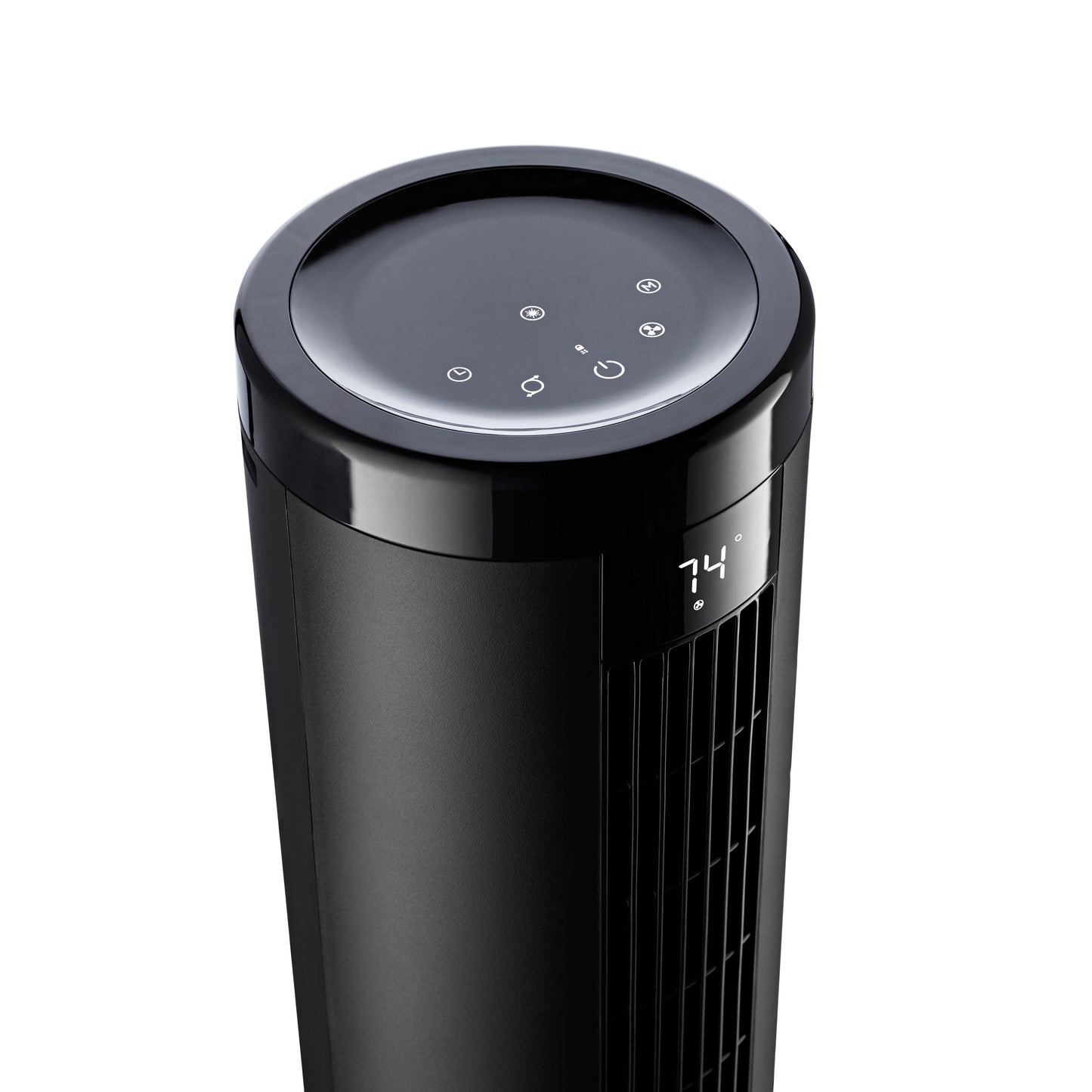 Lasko Summit Elevation EST100 54" Oscillating Pedestal Tower Fan with Remote Control: Black