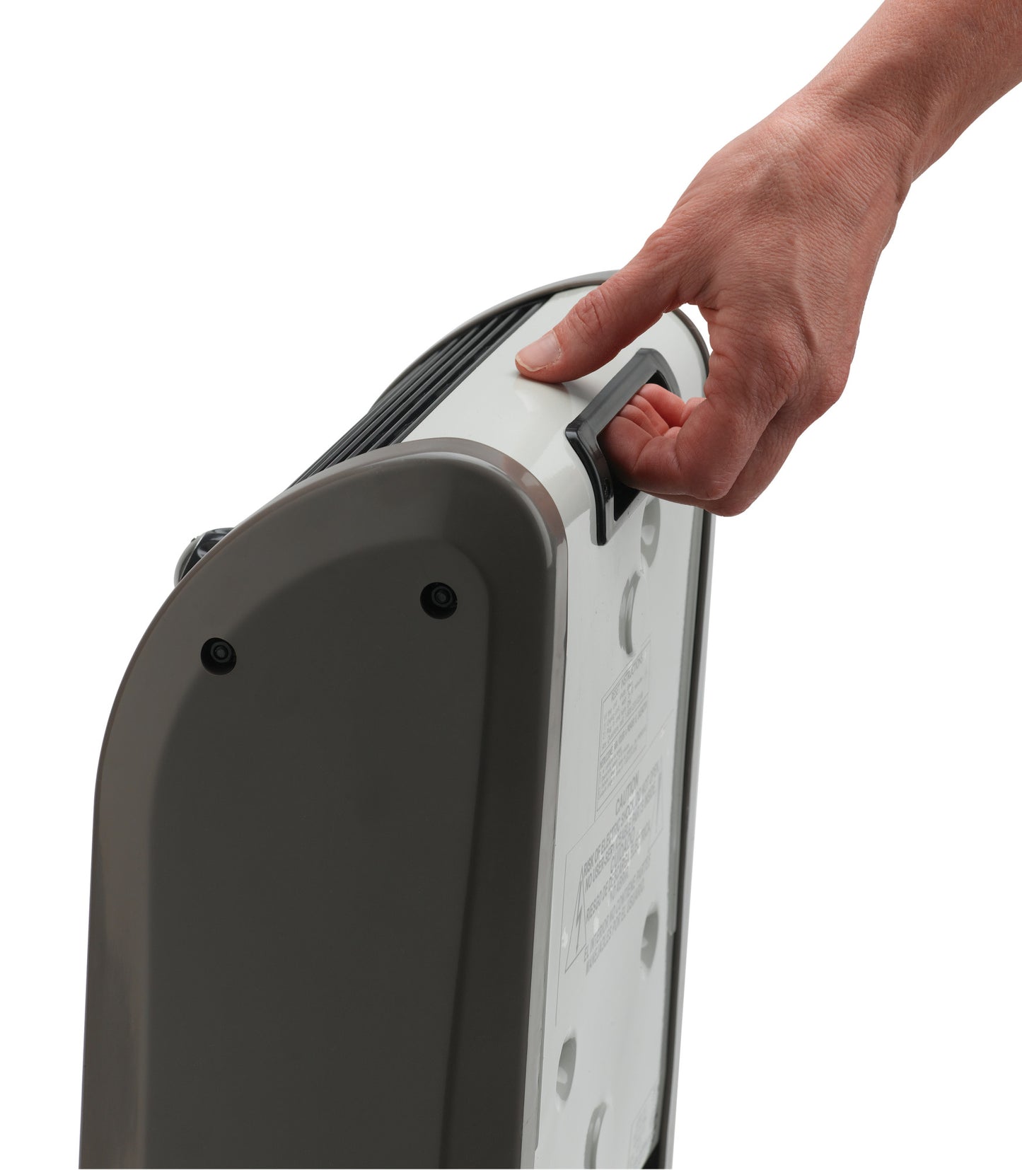 Lasko Automatic Air-Flow Heater with Temperature-Regulation System, 5812, Silver/Gray