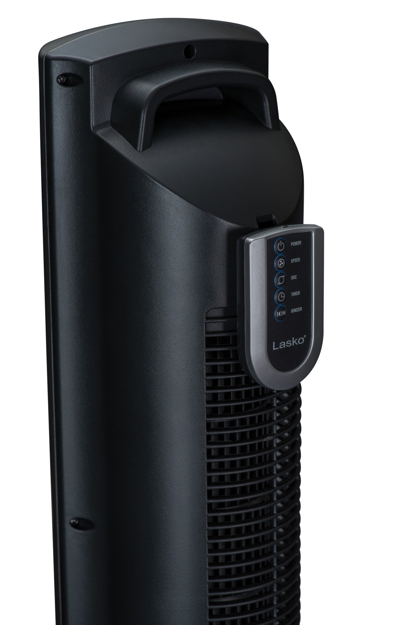 Lasko 48" Space-Saving Performance Tower Fan with Fresh Air Ionizer, T48313, Black