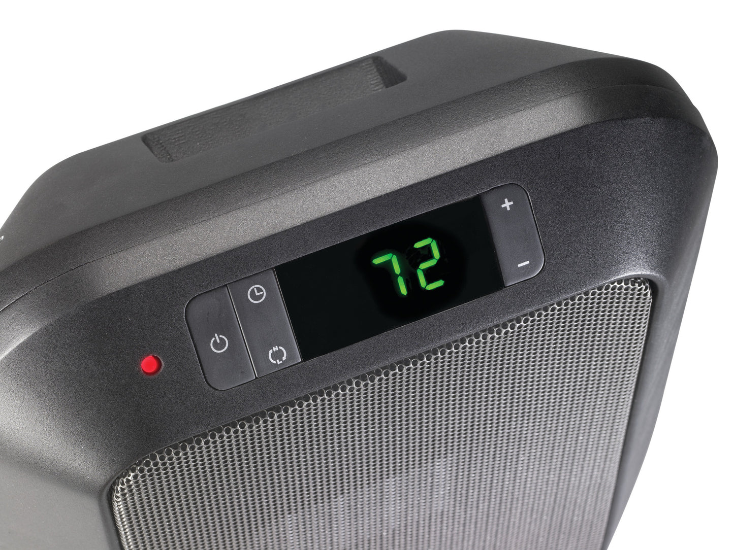 Lasko 15" Electric 1500-Watt Flat Panel Ceramic Heater, 6221, Black