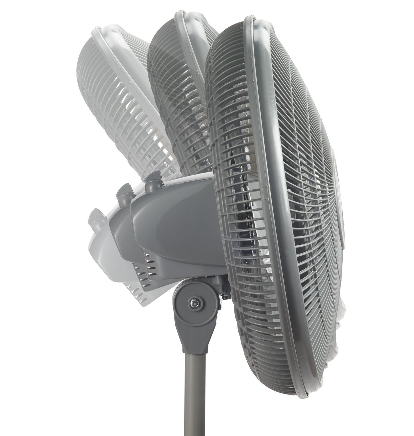 Lasko 16" Adjustable Height Oscillating Pedestal Fan, 2524, Gray