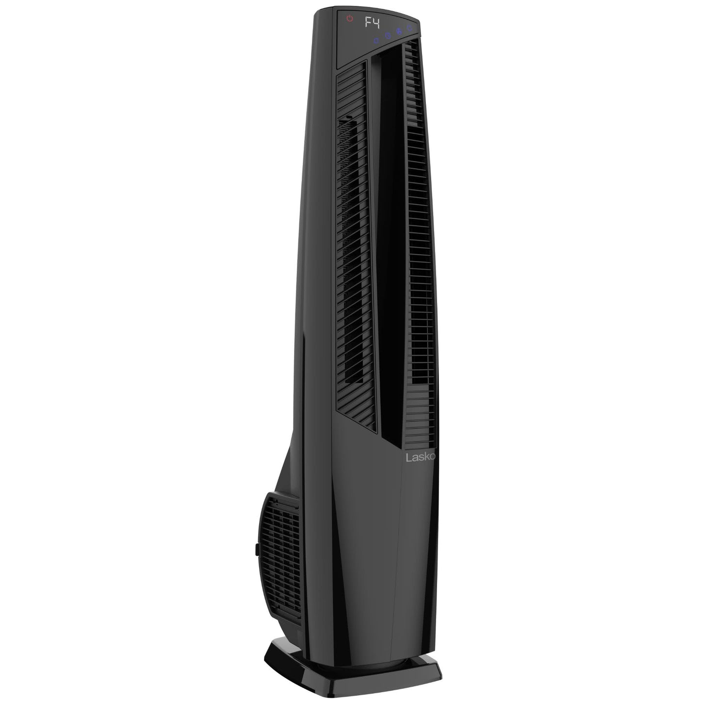 Lasko DUO Comfort 38" DC Tower Fan and Ceramic Space Heater: Oscillating, 3 Heat Settings, 4 Fan Speeds, Remote, Timer, Tip-Over Switch, Black