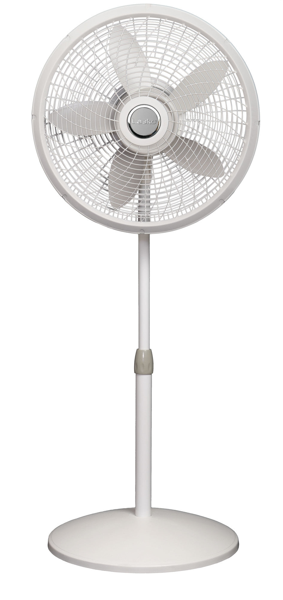 Lasko 18" Cyclone® 3-Speed Adjustable Pedestal Fan, 1825, White