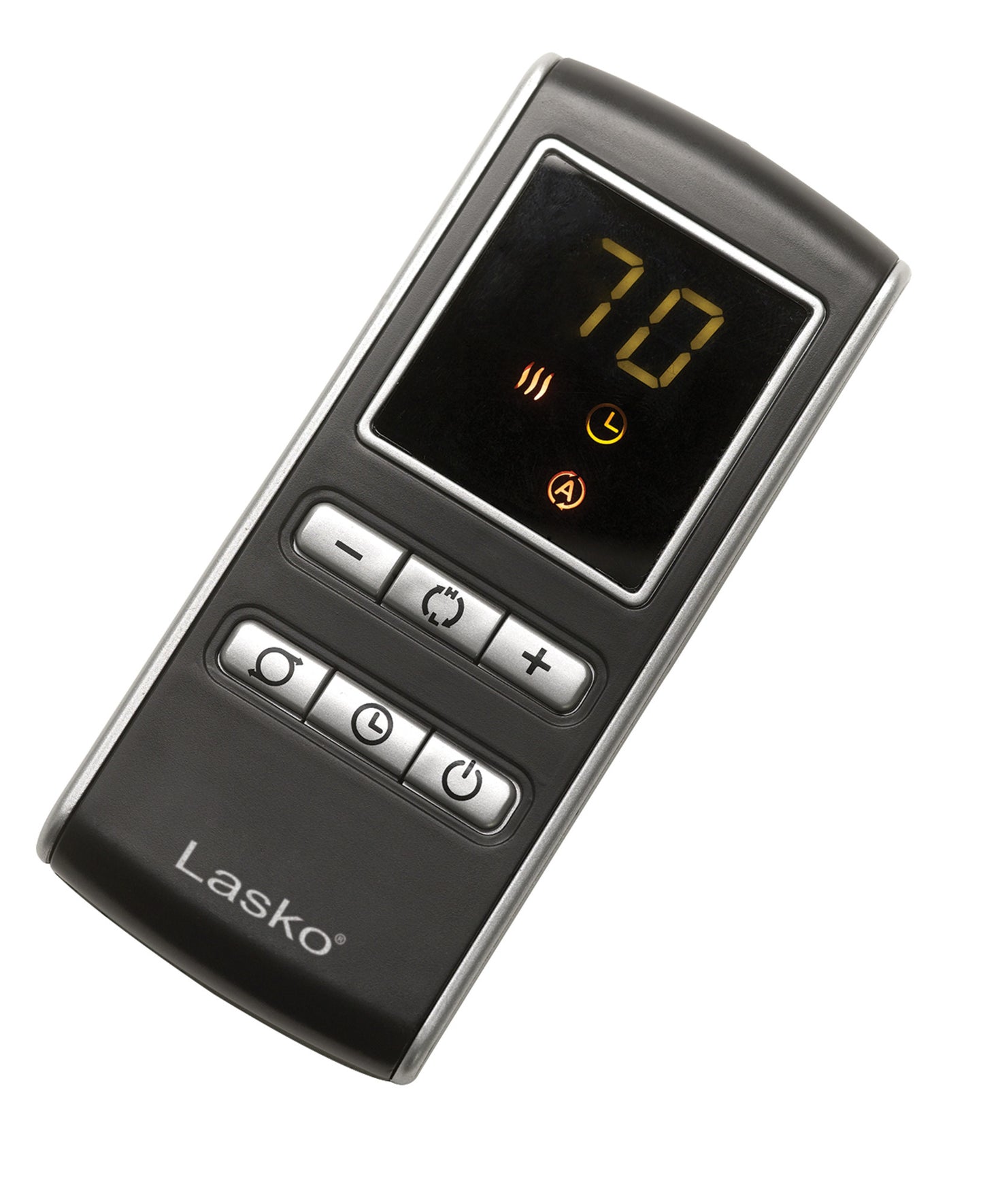 Lasko 1500W Ceramic Tower Space Heater with Logic Center Digital Remote, 5572, Black