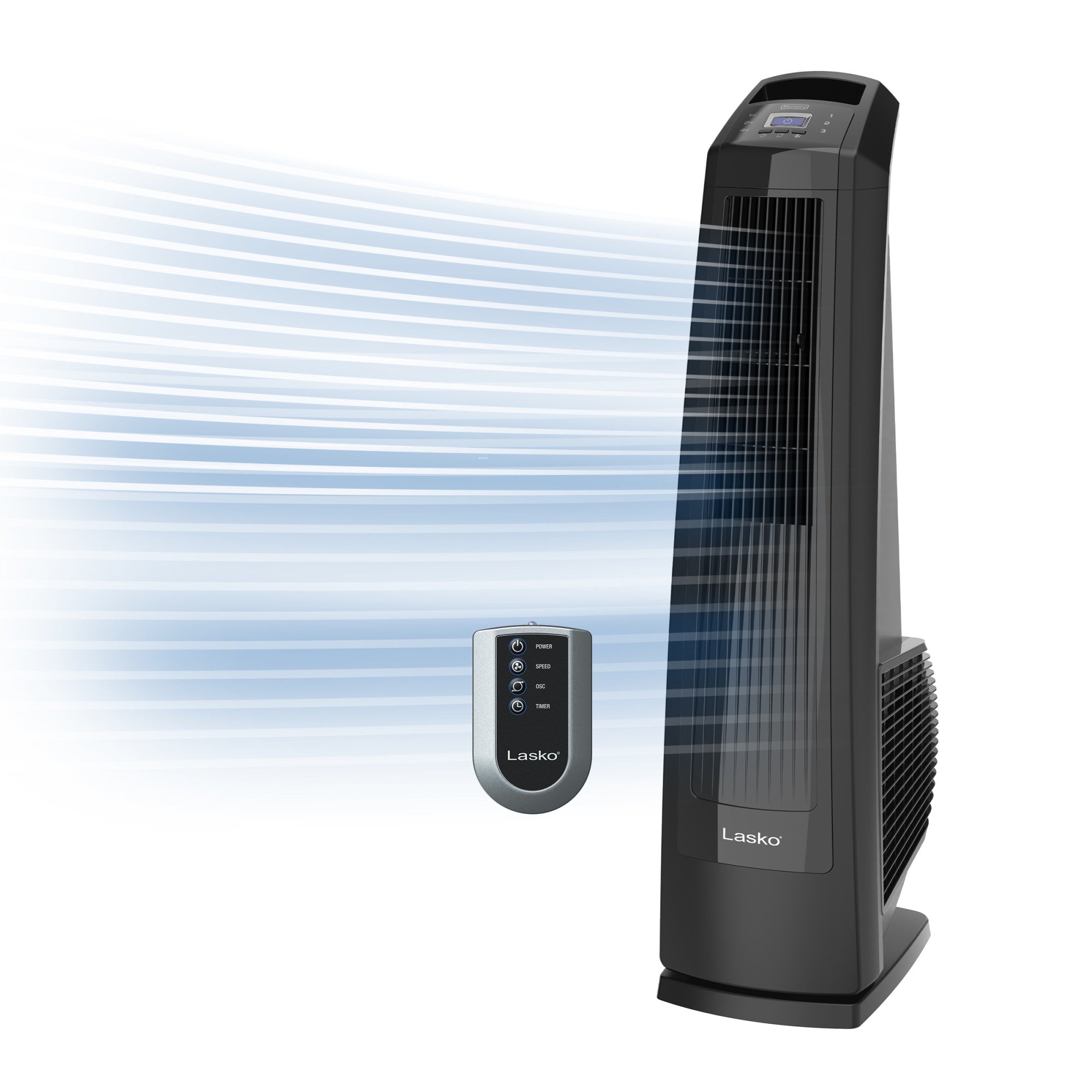 Lasko Oscillating High Velocity Tower Fan with Remote - Thumbnail 4