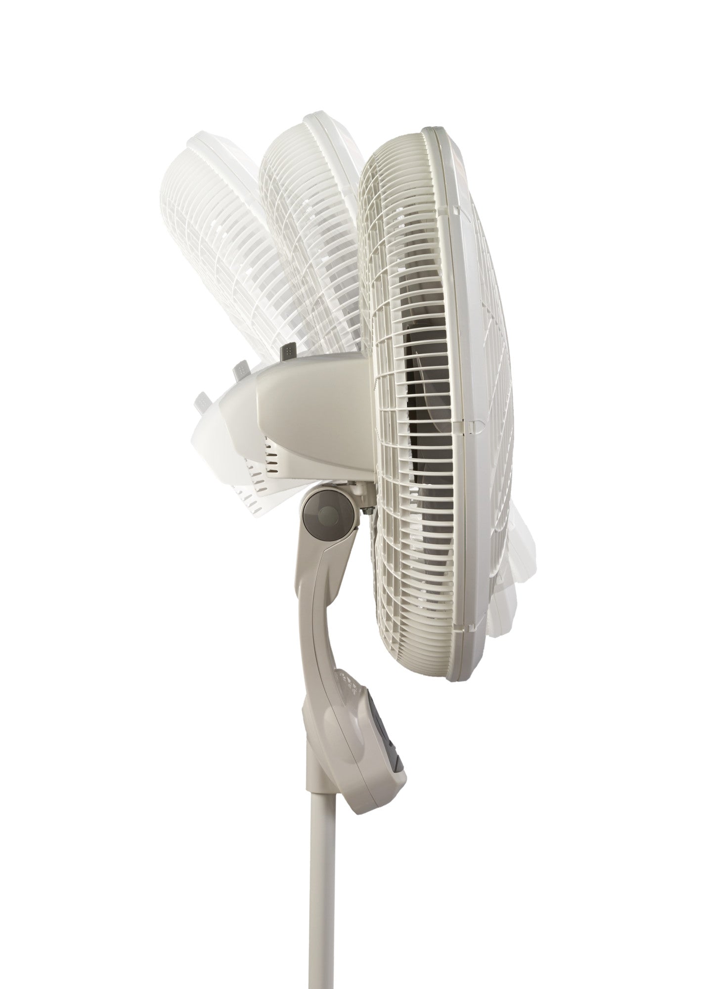 Lasko 18" Cyclone 3- Speed Pedestal Fan with Remote, 1885, White