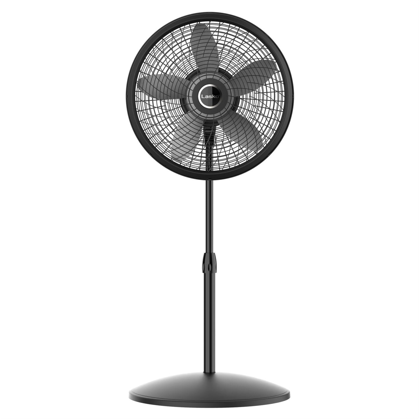 Lasko 18" Adjustable Oscillating Cyclone Pedestal Fan with 3 Speeds, S18910, Black