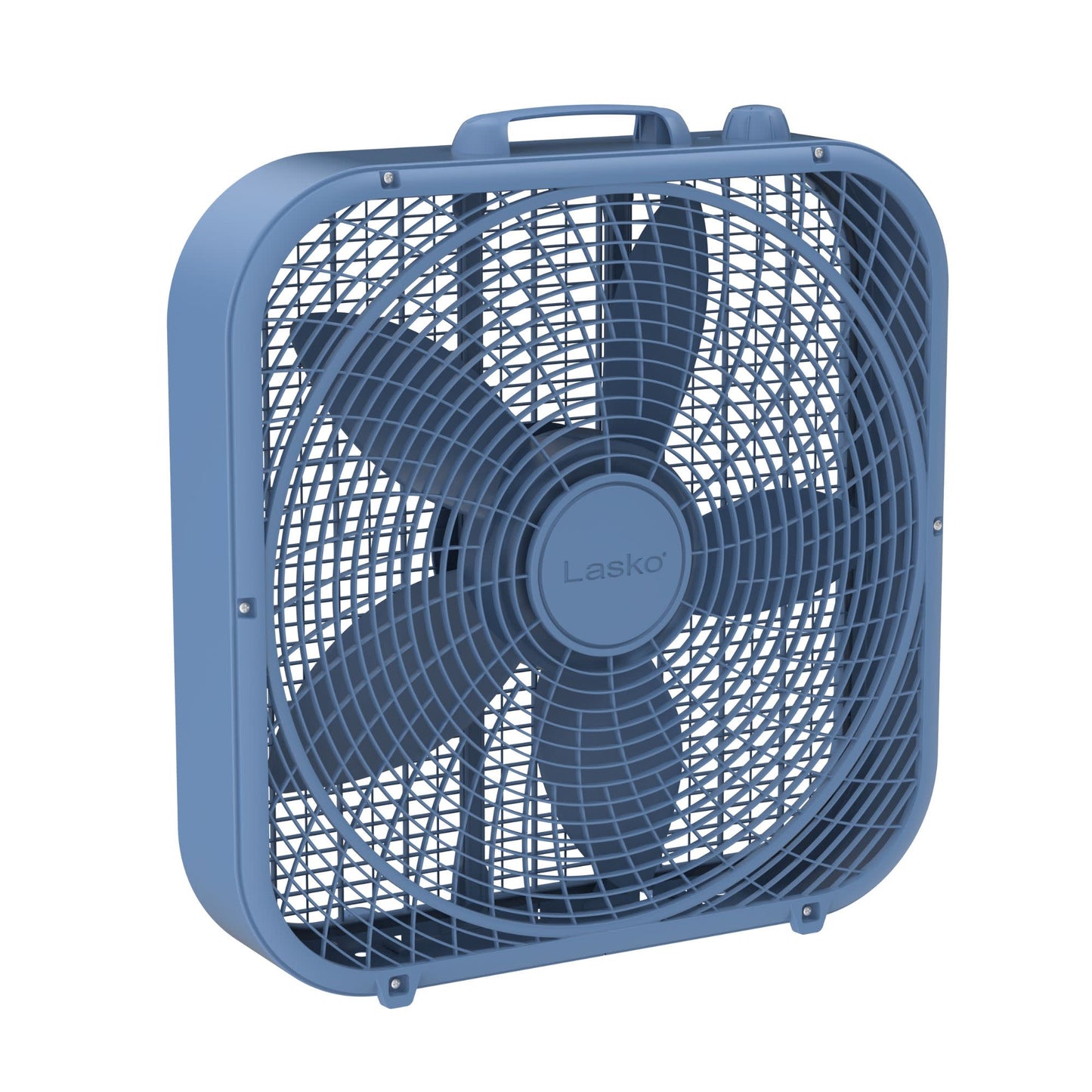 Lasko WindRing® 20" Box Fan (3-speed, manual, laguna blue)