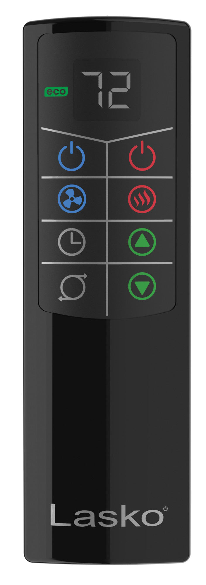 Lasko 1500W Oscillating All Season Tower Fan & Space Heater with Timer & Remote, FH610, Black